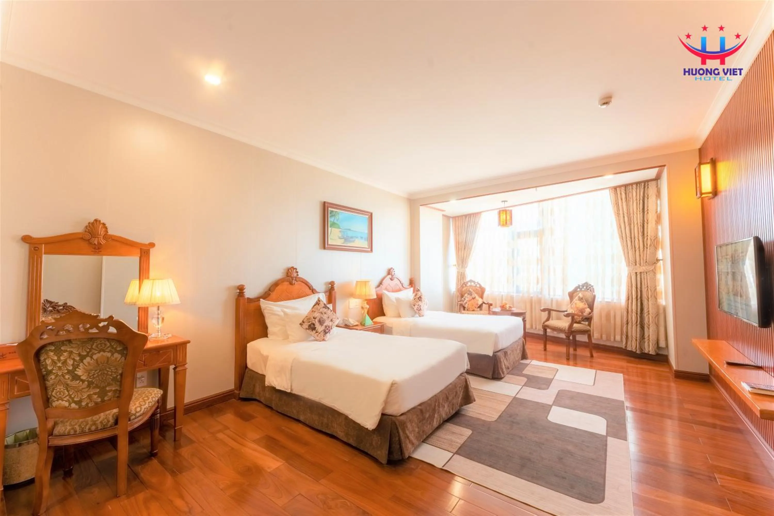 Bedroom, Bed in Huong Viet Hotel Quy Nhon - Beachfront