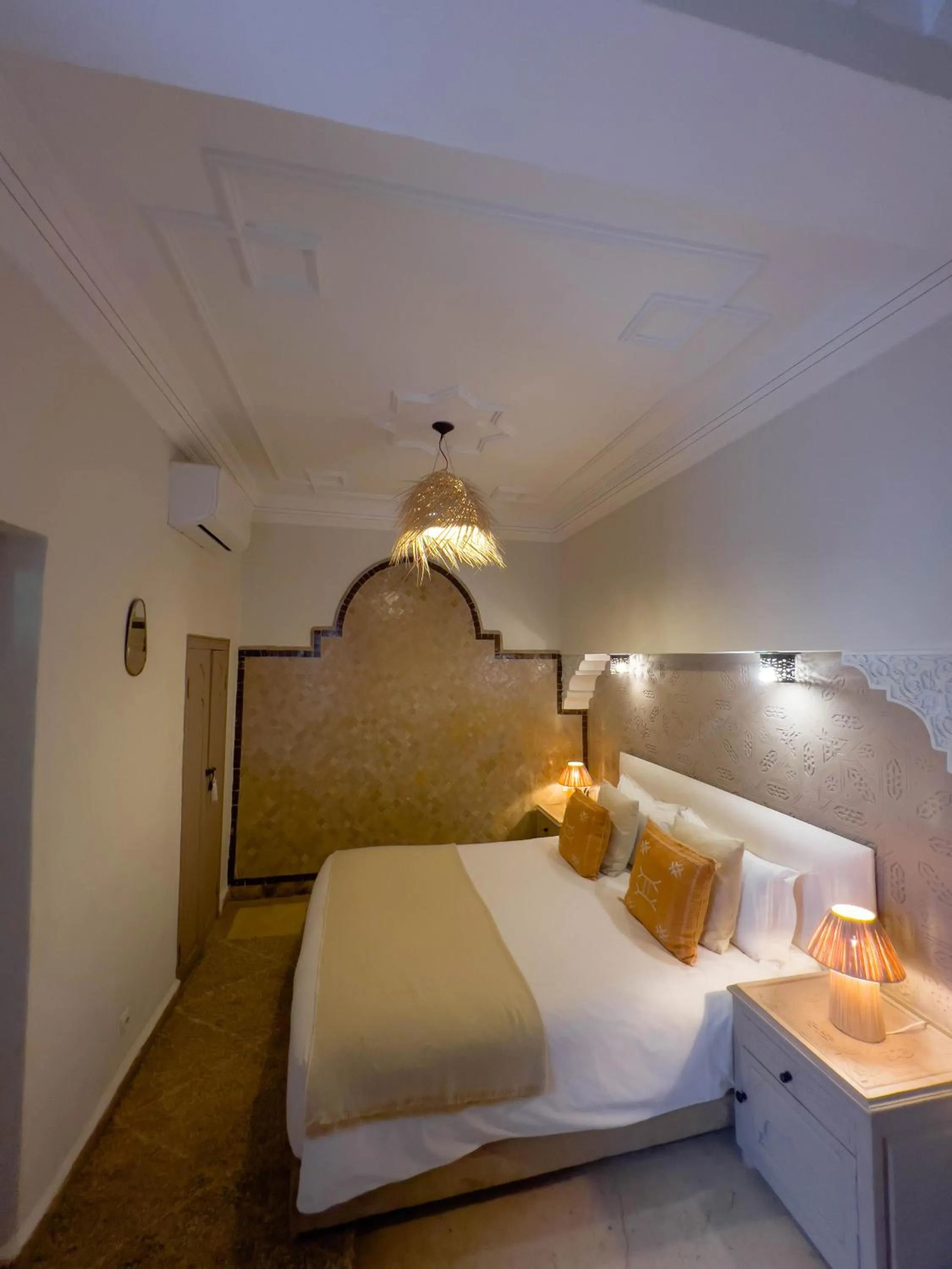 Bed in Riad Jonan & Spa