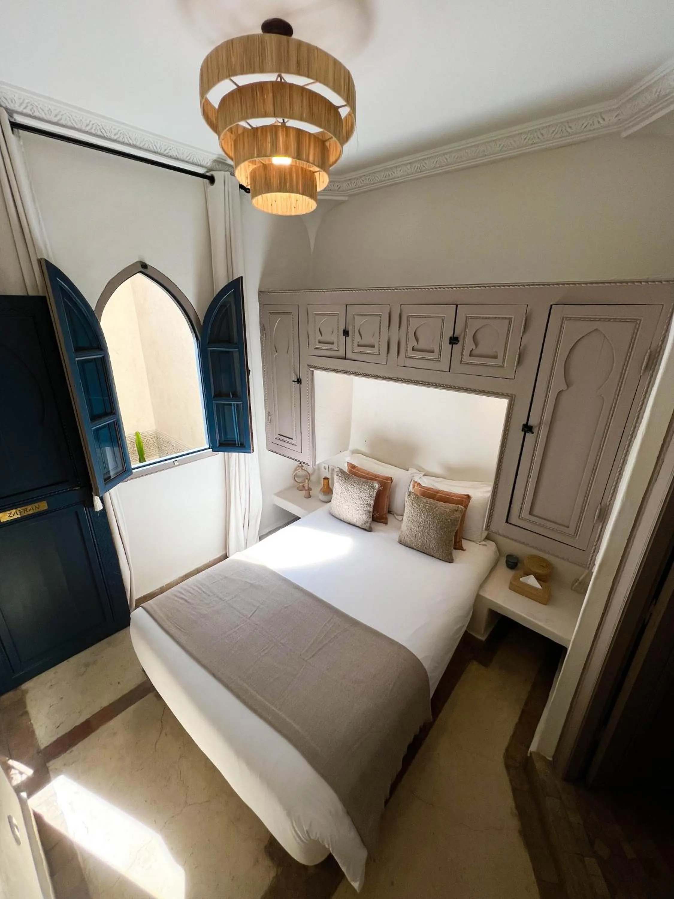 Bed in Riad Jonan & Spa