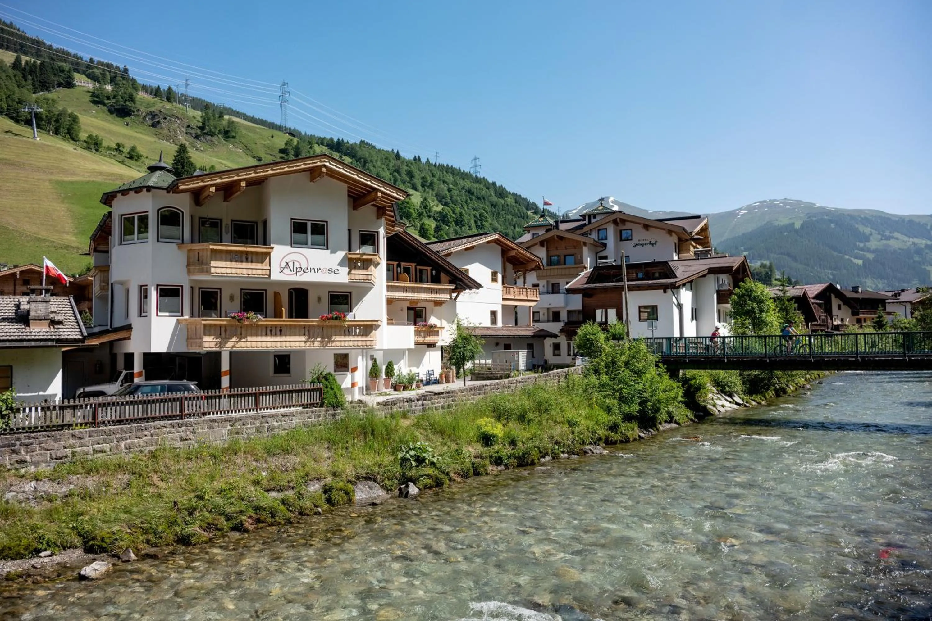 Property building in alpenrose hotel-garni