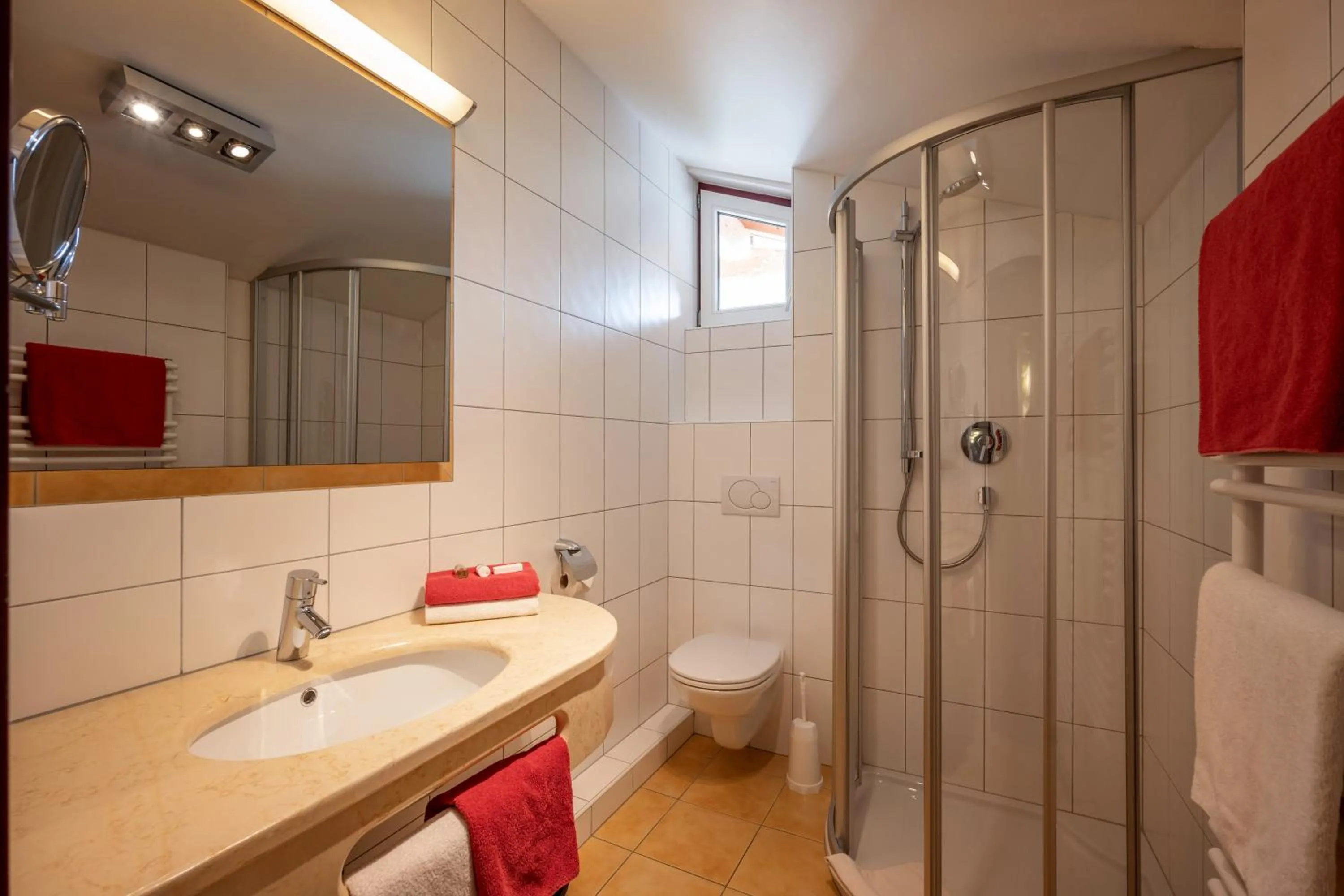 Bathroom in alpenrose hotel-garni