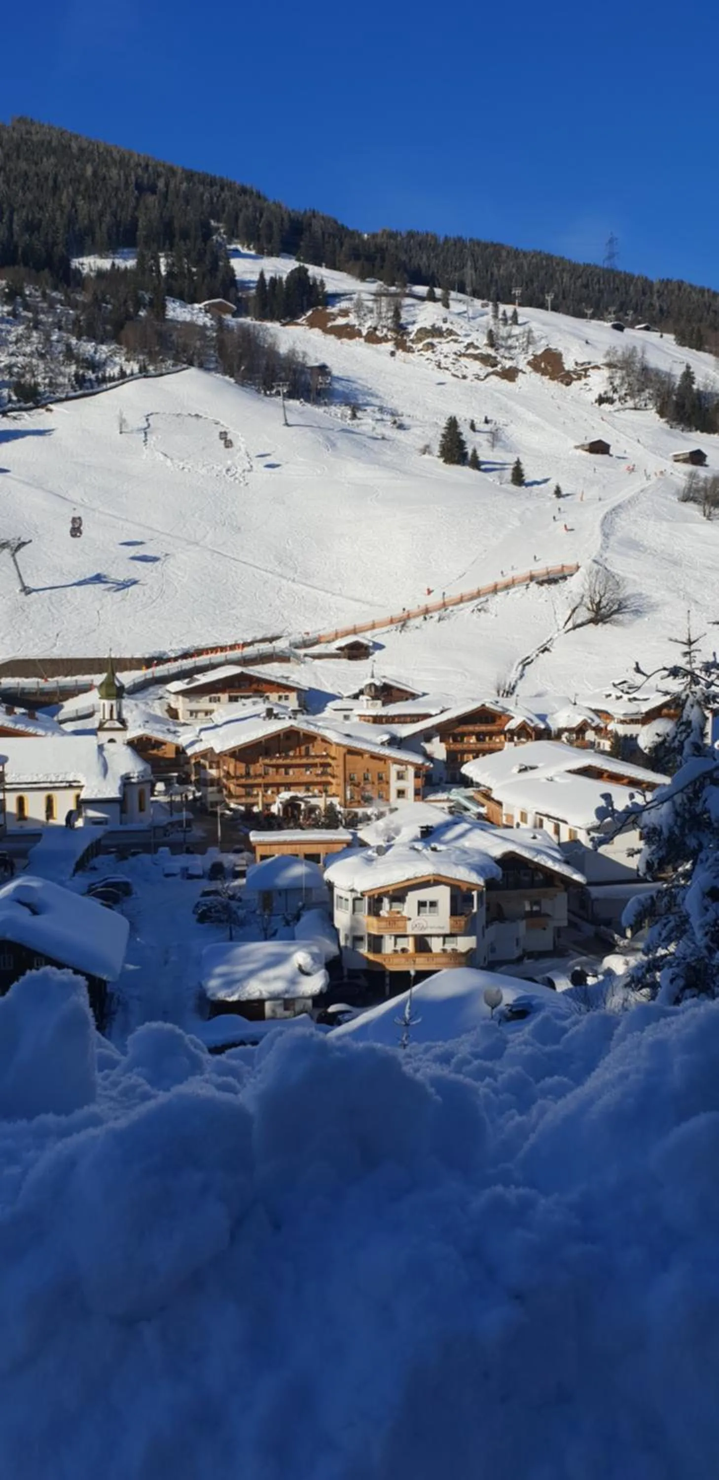Winter in alpenrose hotel-garni