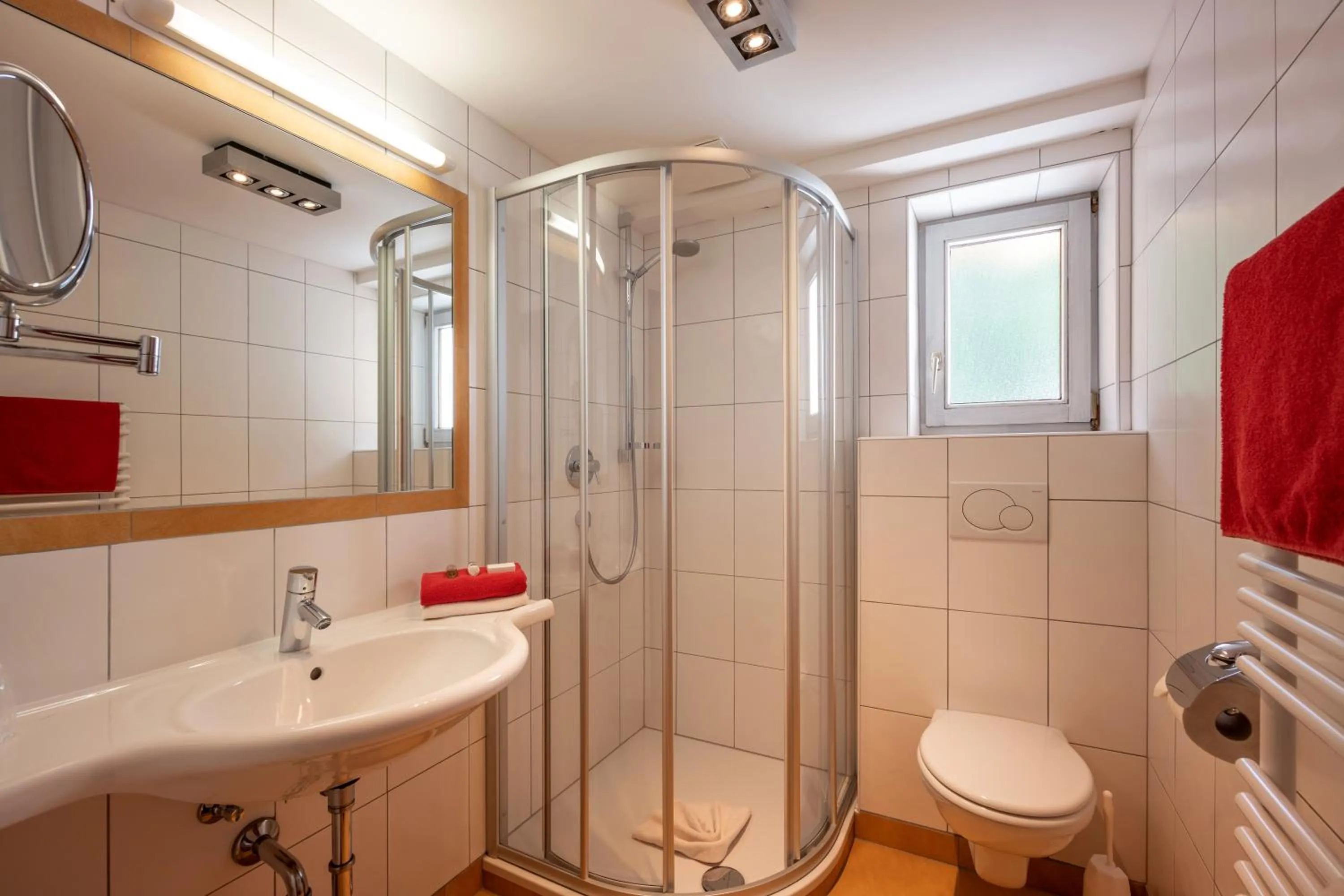 Bathroom in alpenrose hotel-garni