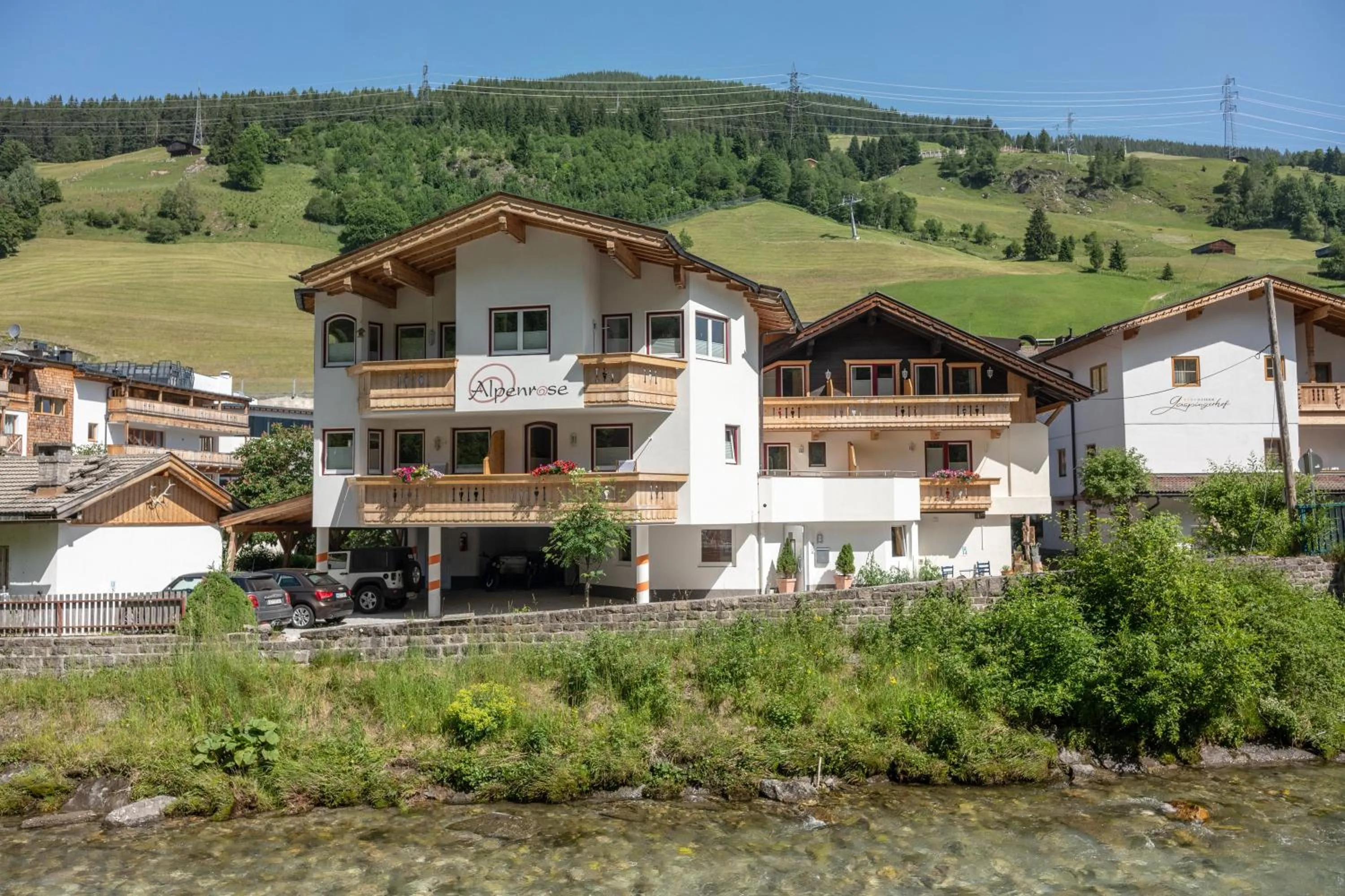 Property building in alpenrose hotel-garni