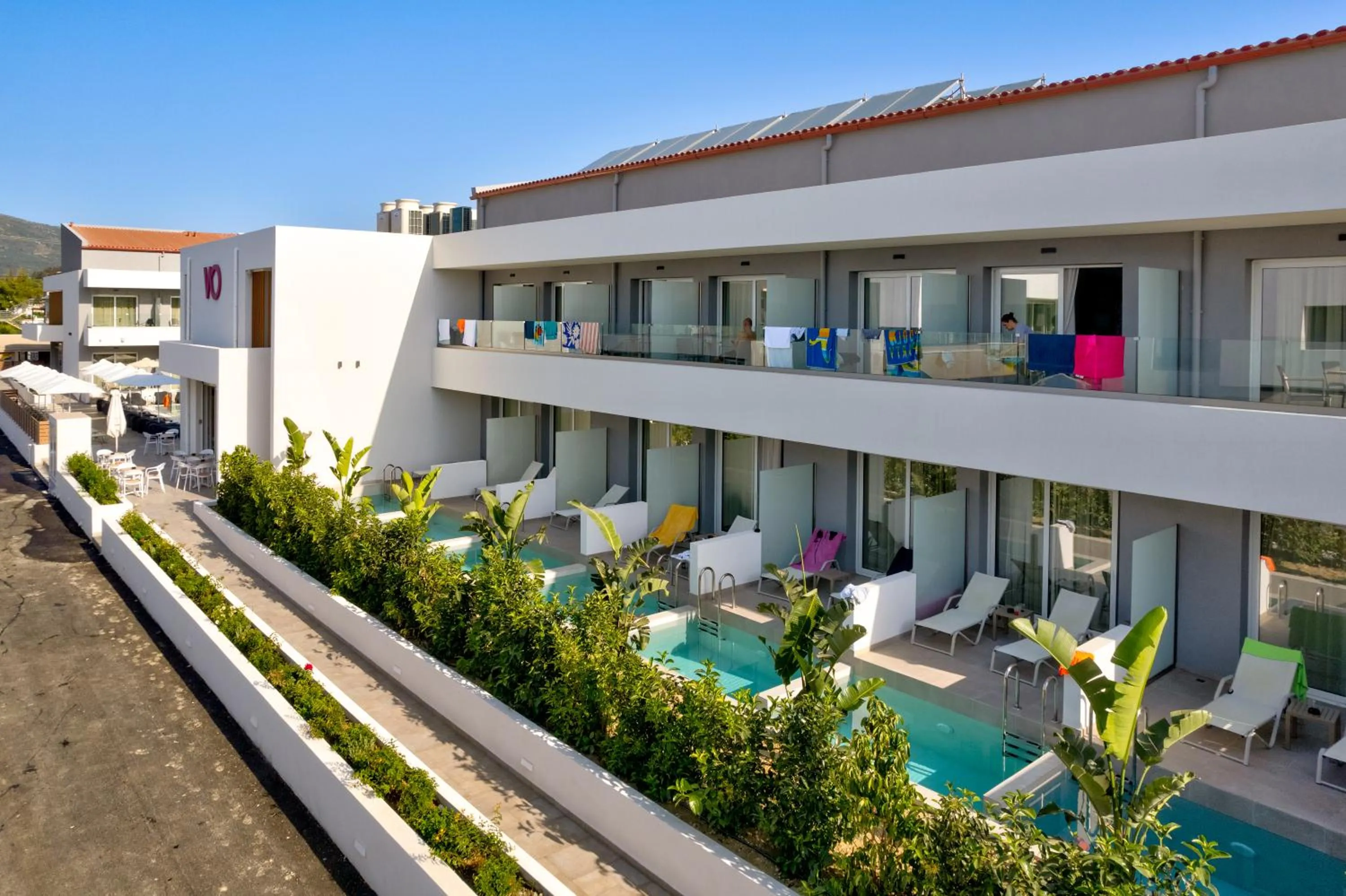 Swimming pool in White Olive Premium Laganas