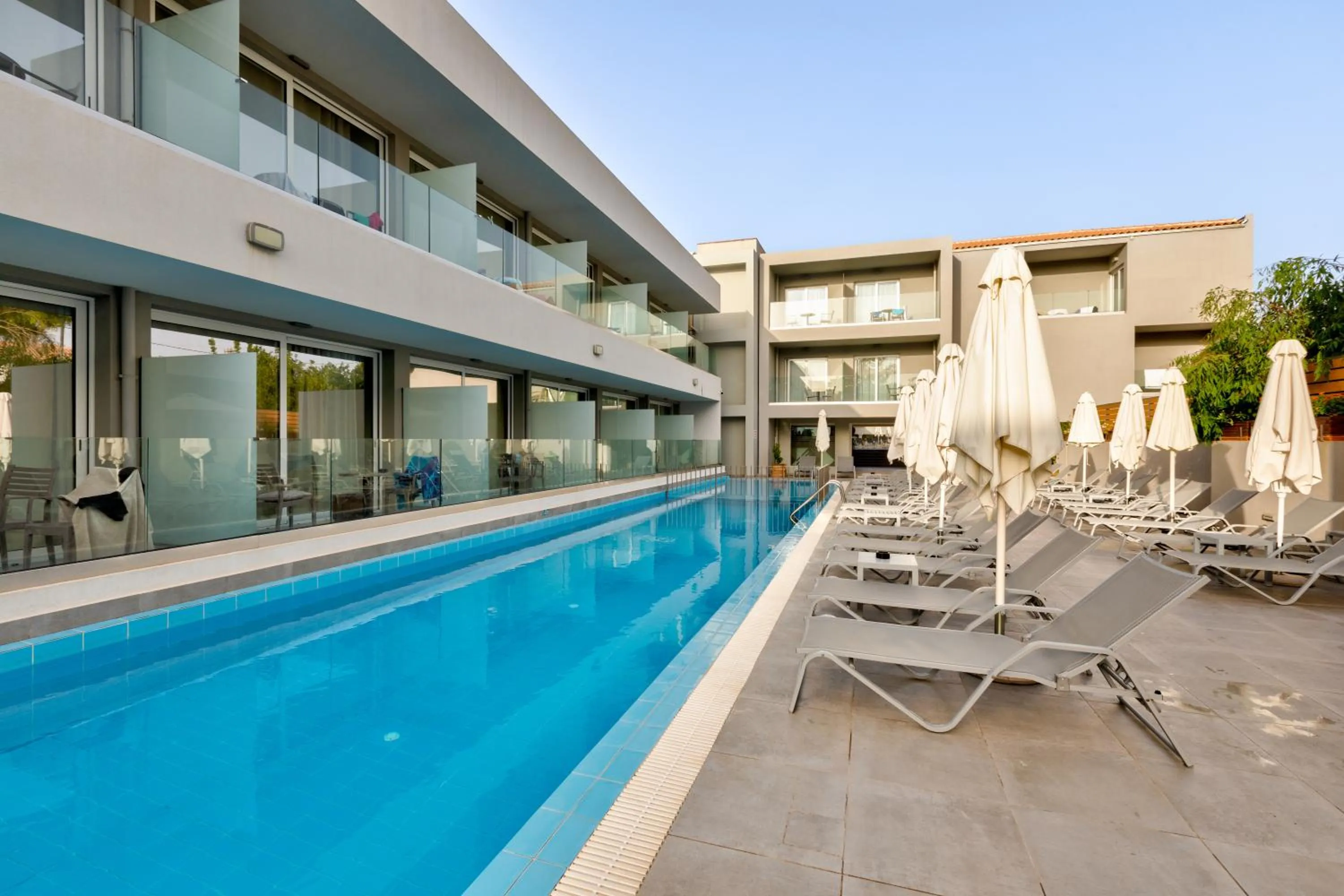 Swimming pool in White Olive Premium Laganas