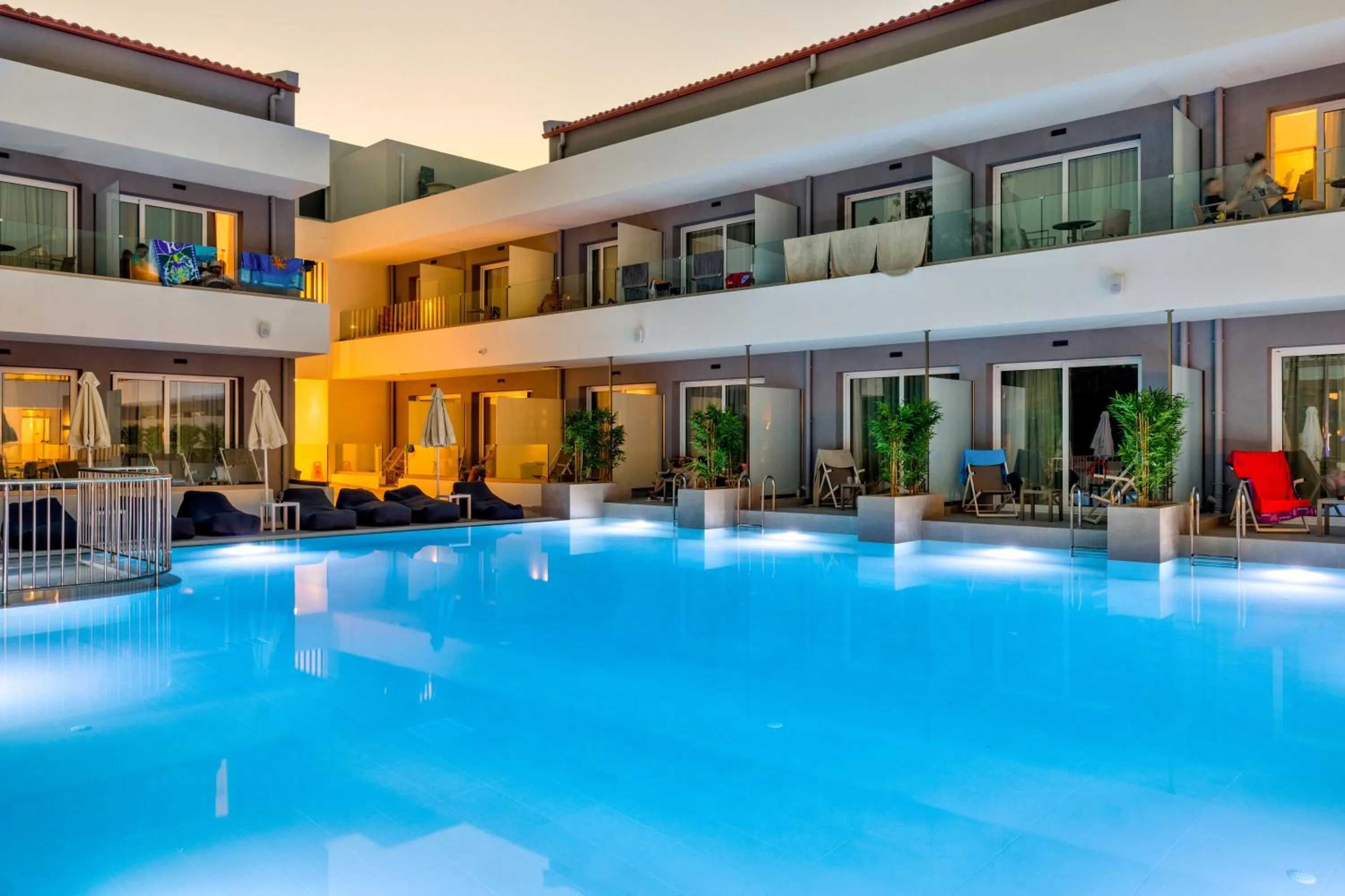 Swimming pool in White Olive Premium Laganas