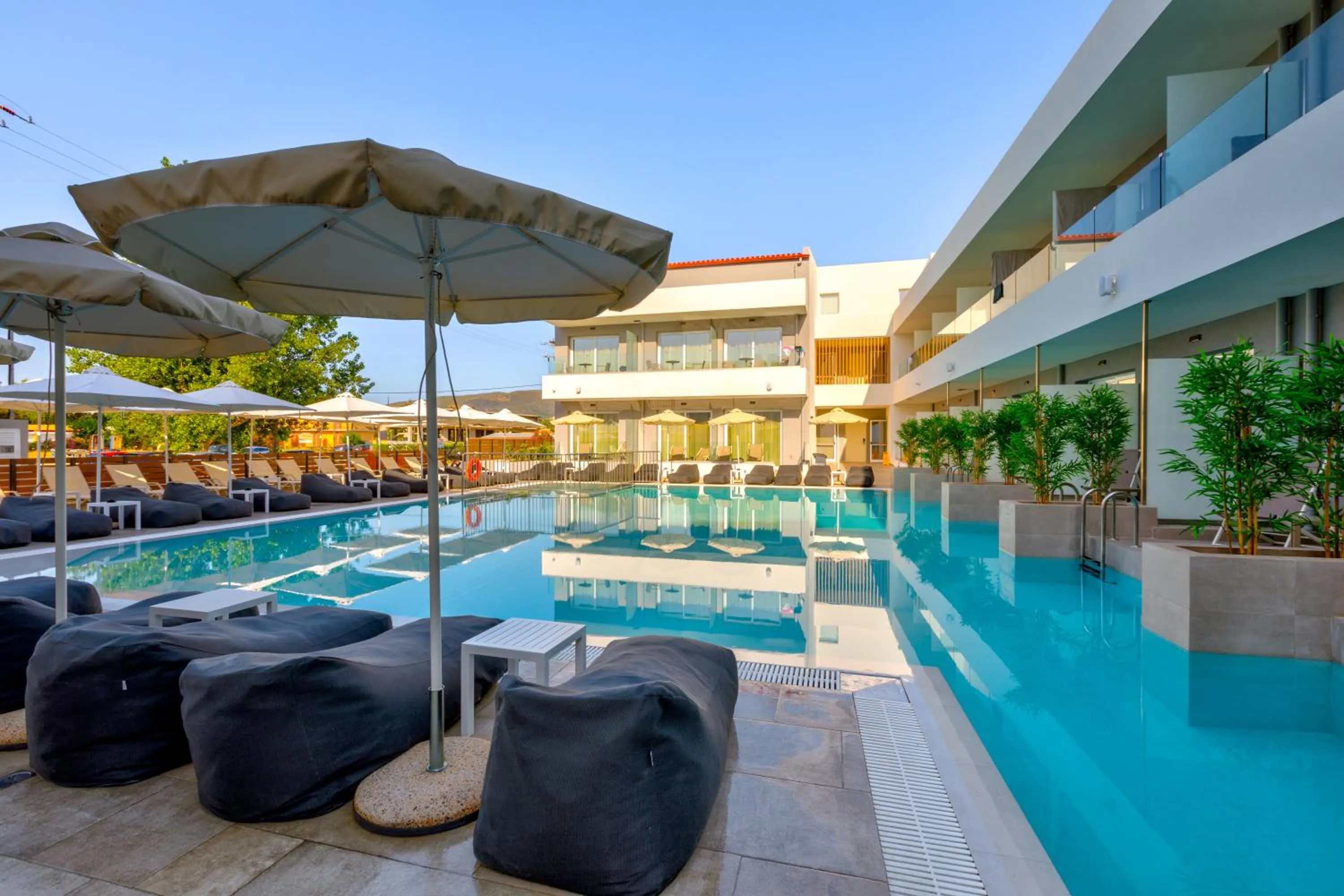 Swimming pool in White Olive Premium Laganas