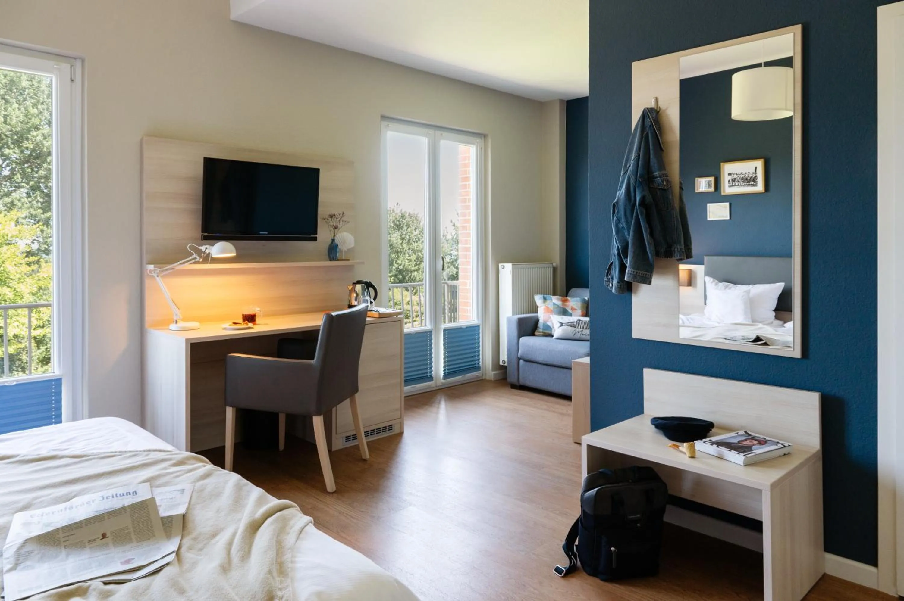 Photo of the whole room, Bed in Hotel Alte Fischereischule