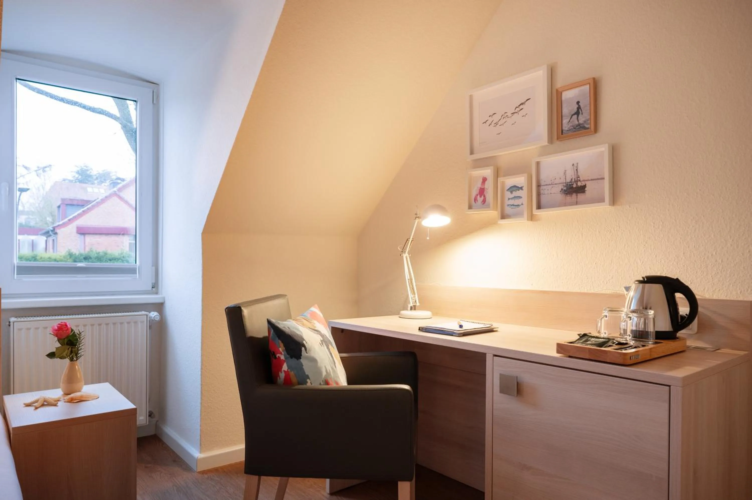 Seating area in Hotel Alte Fischereischule