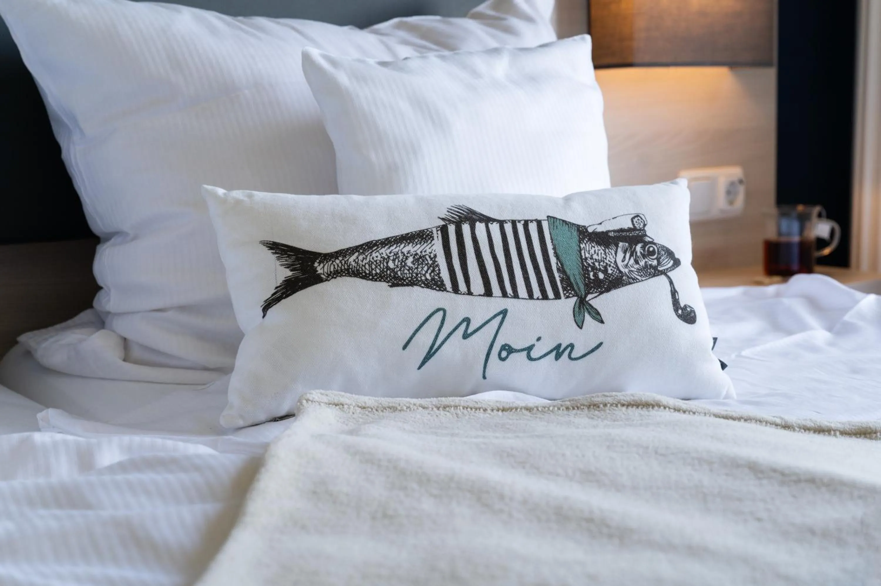 Bed in Hotel Alte Fischereischule