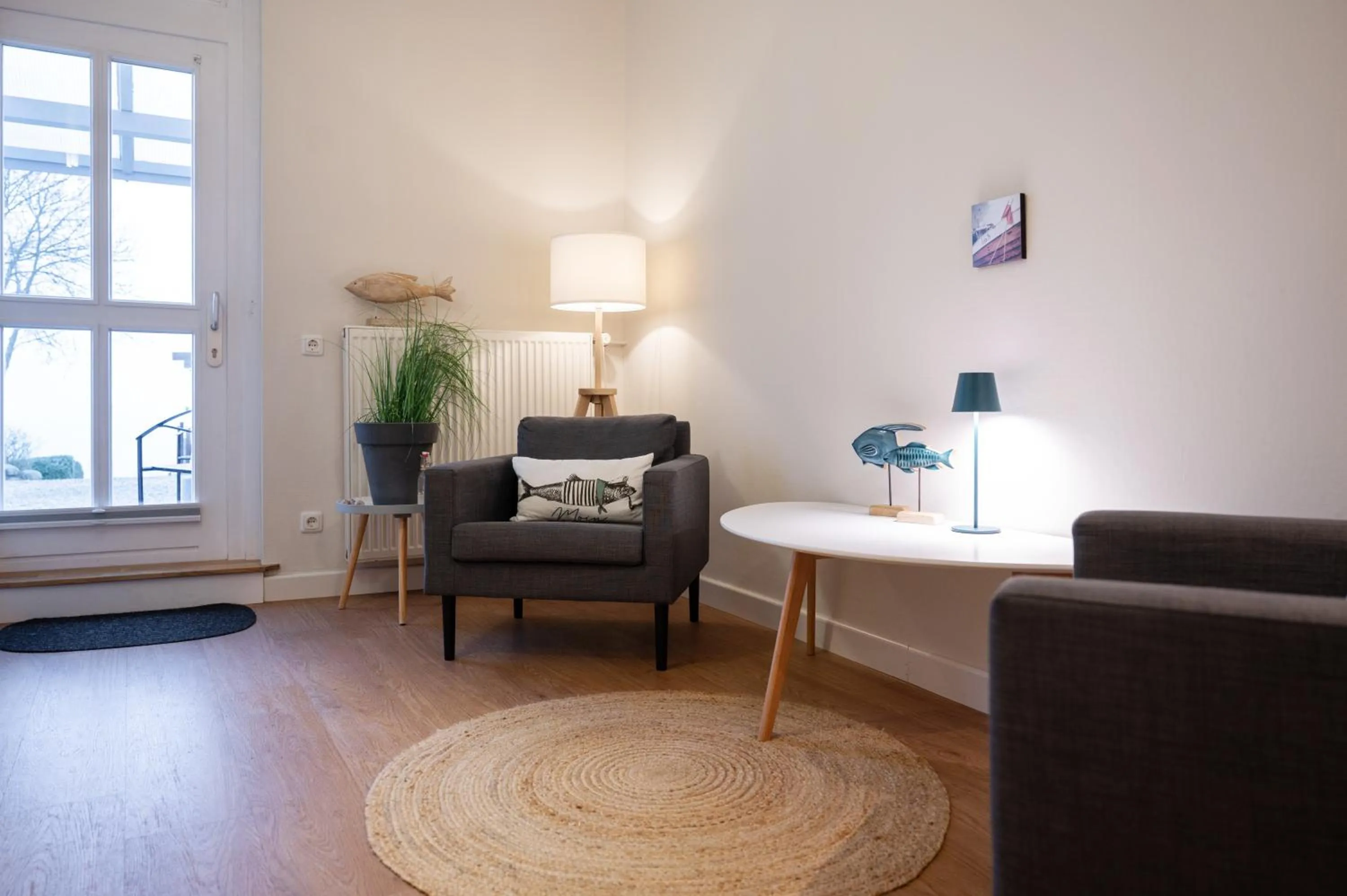 Seating area in Hotel Alte Fischereischule