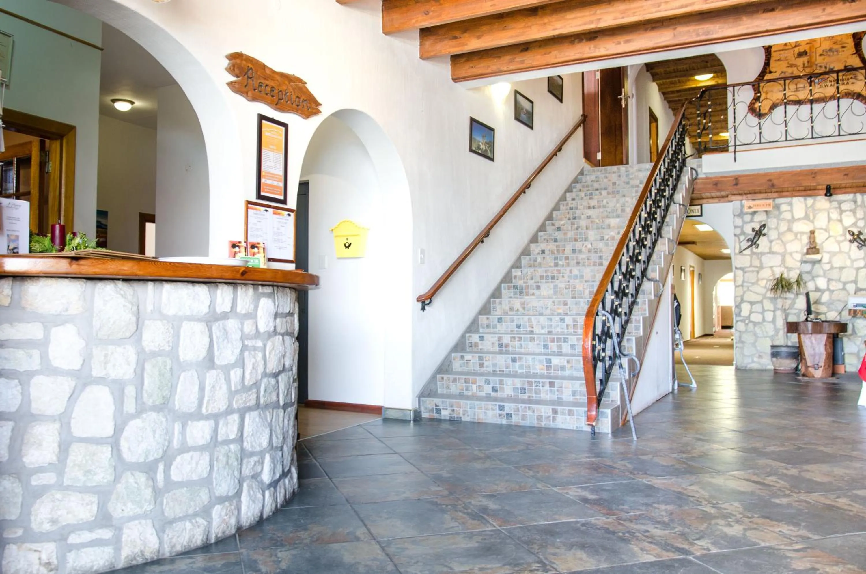 Lobby or reception in Hotel Deutsches Haus Swakopmund