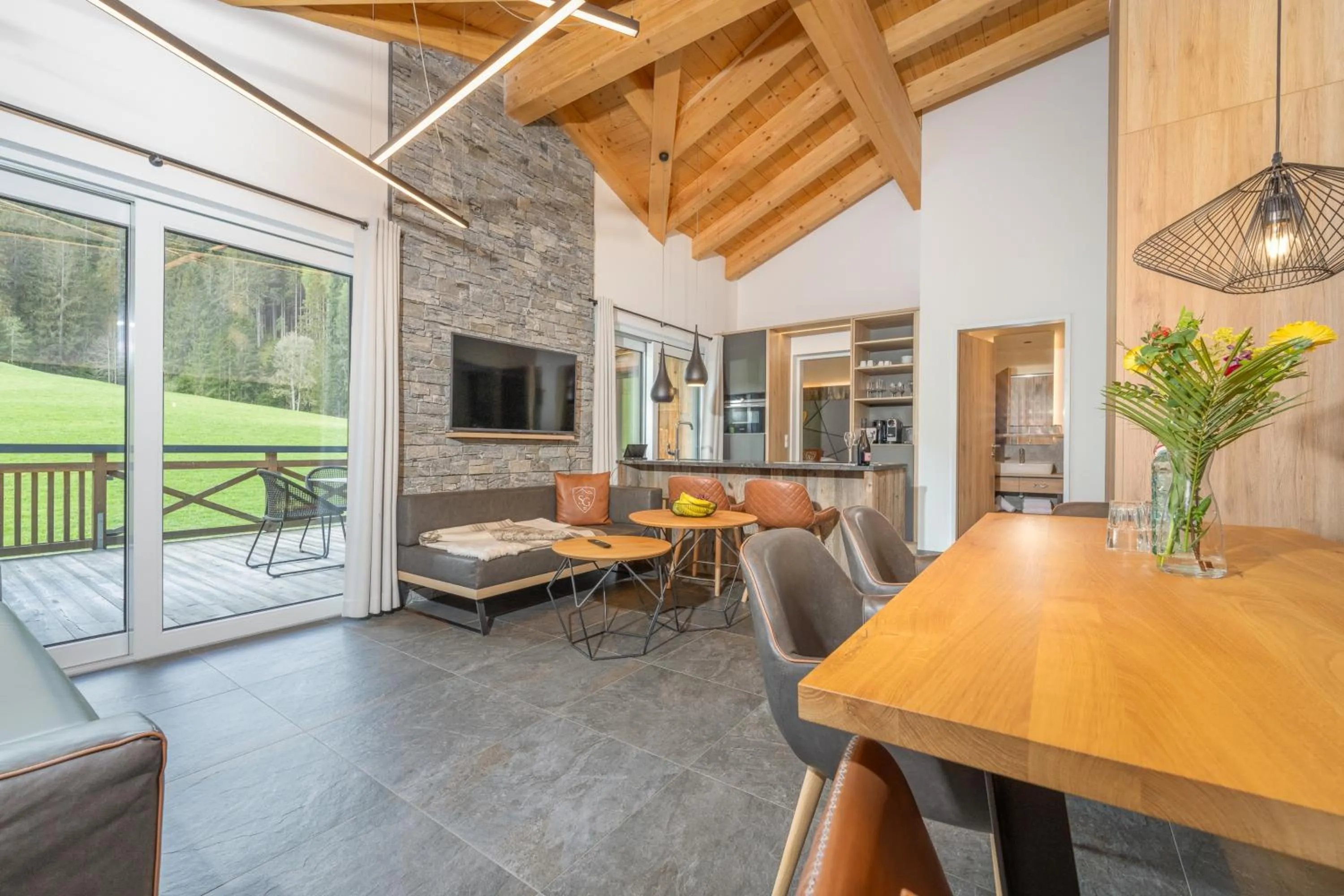 Living room in Stockinggut by AvenidA