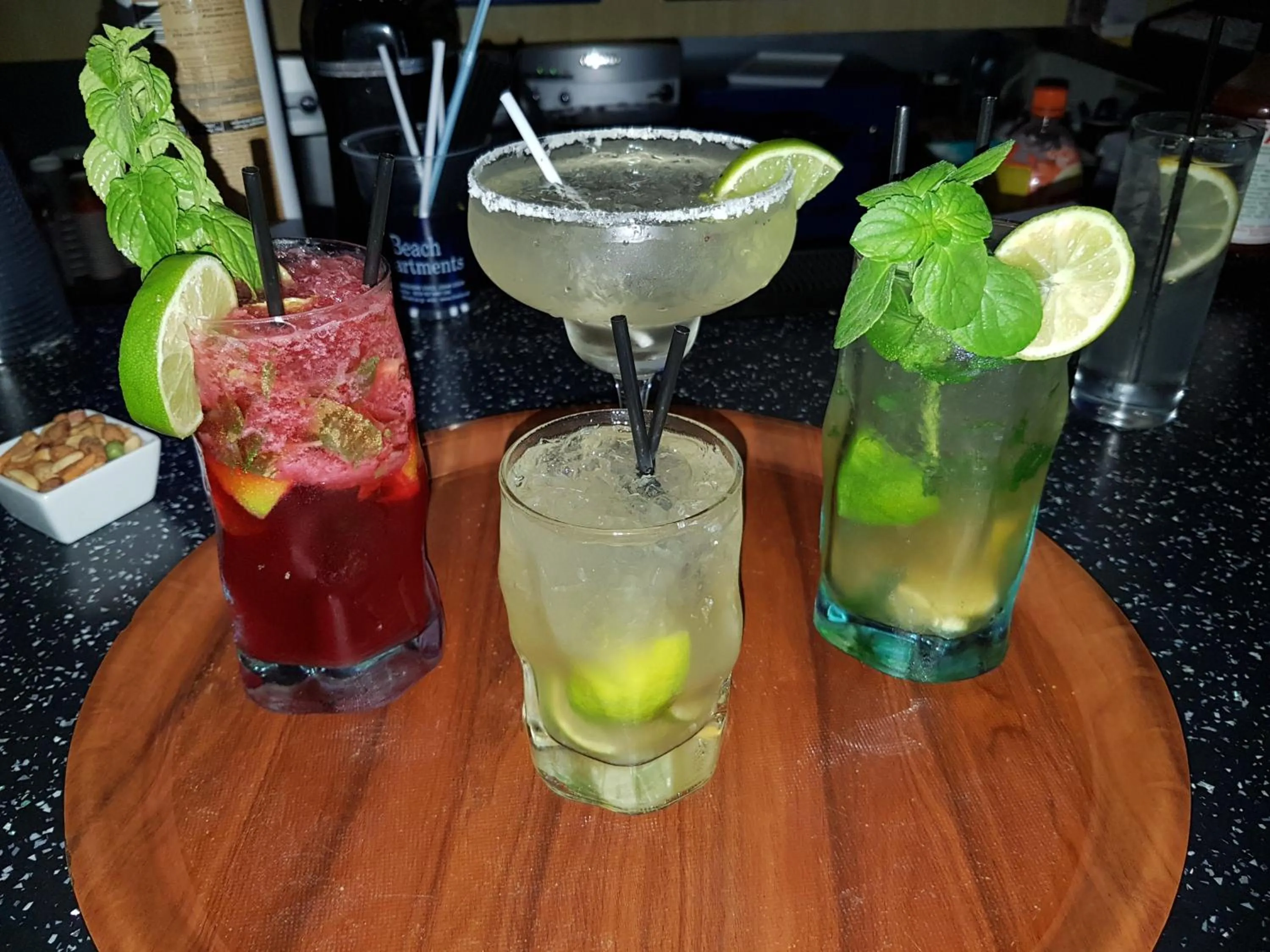 Food and drinks in The Blue Beach Apartments