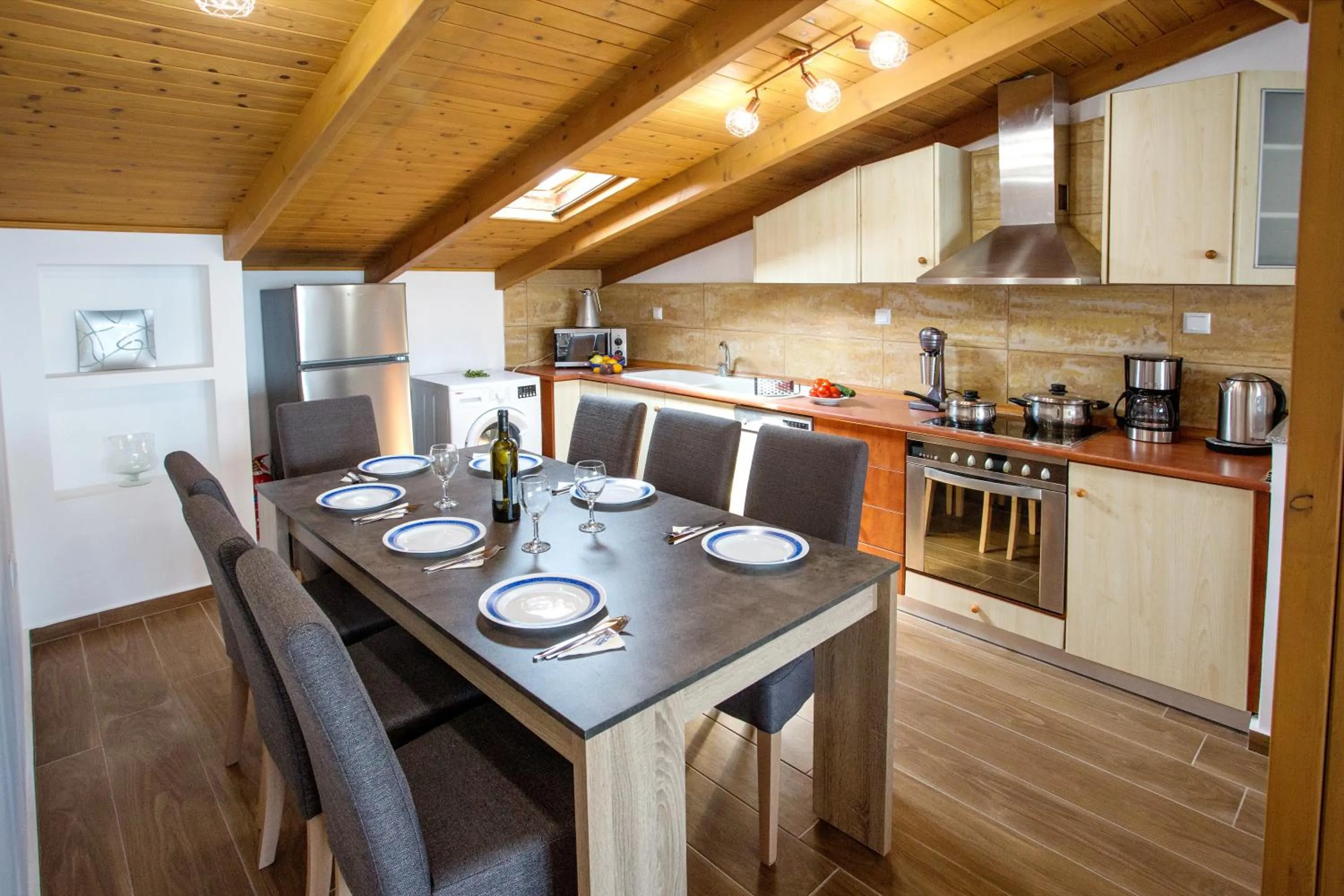 Kitchen or kitchenette in The Blue Beach Apartments