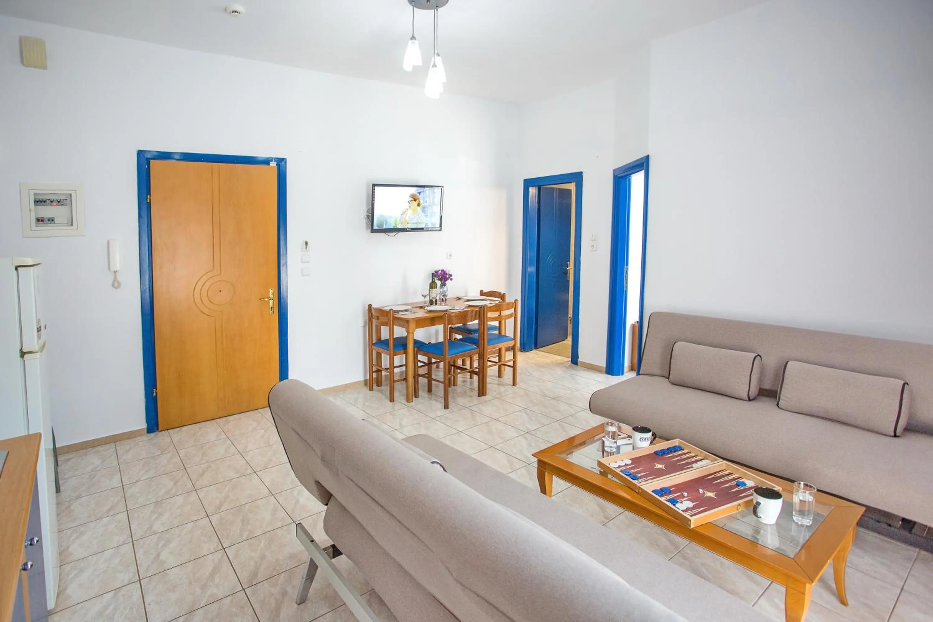 Living room in The Blue Beach Apartments