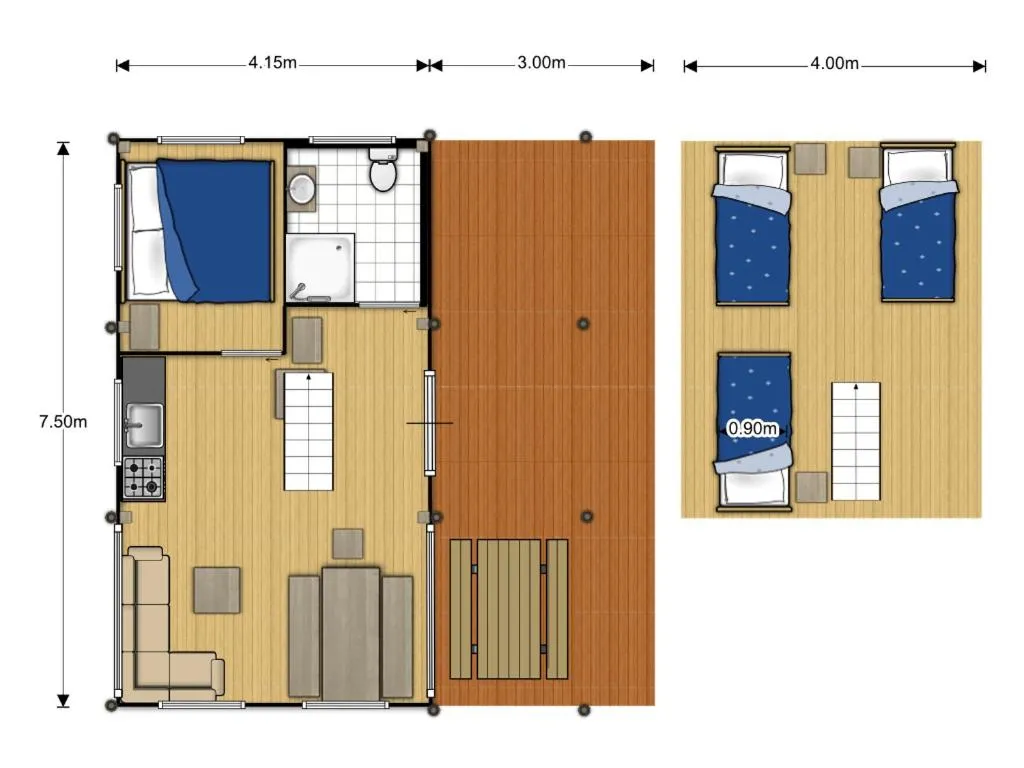 Family Glamping Villa in Nomad Knokke