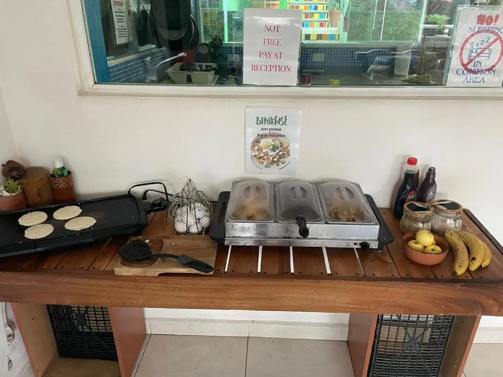 Breakfast in ITH Sayulita Amazing Surf Hostel