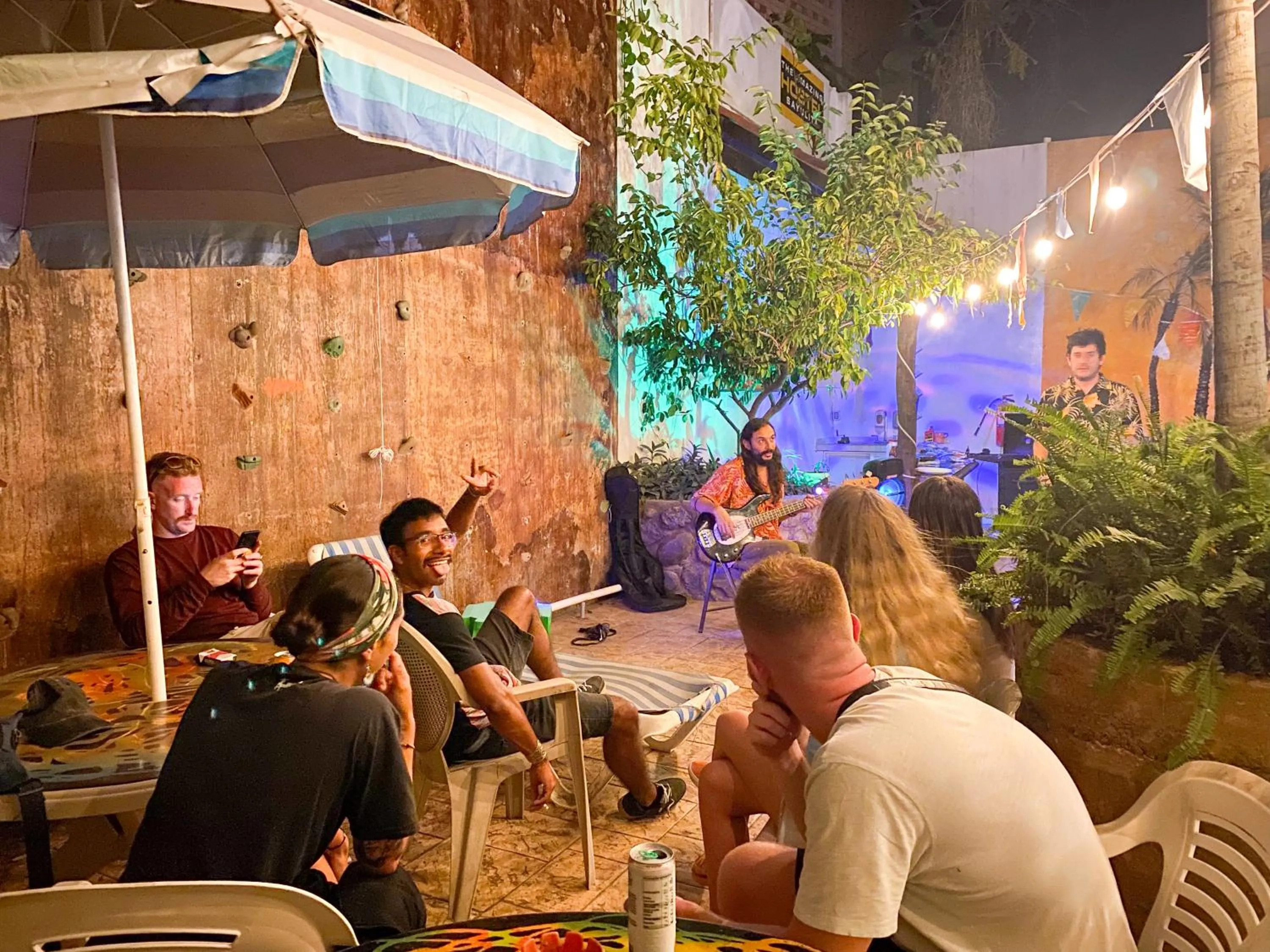 Patio in ITH Sayulita Amazing Surf Hostel