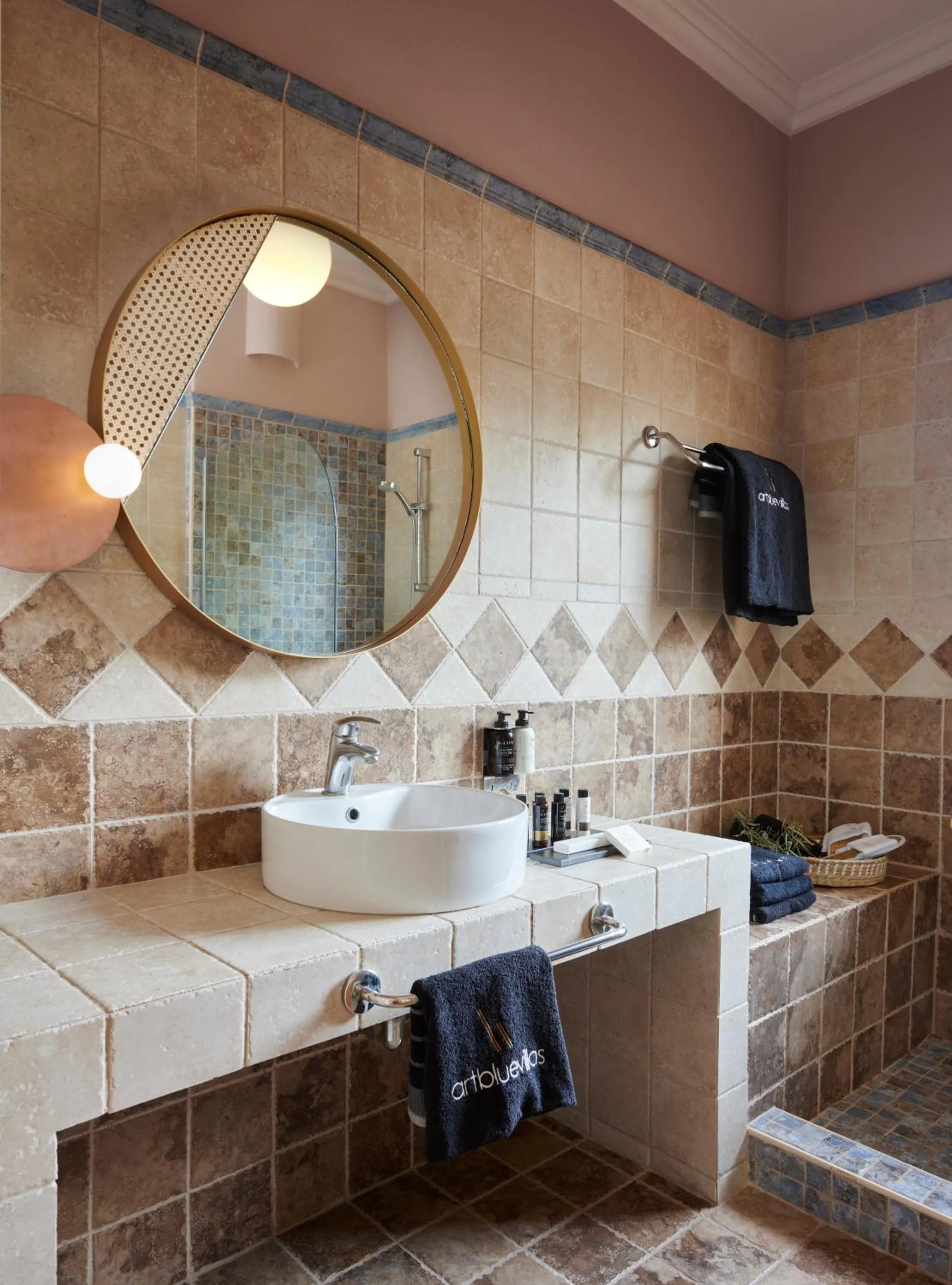 Bathroom in Artblue Villas