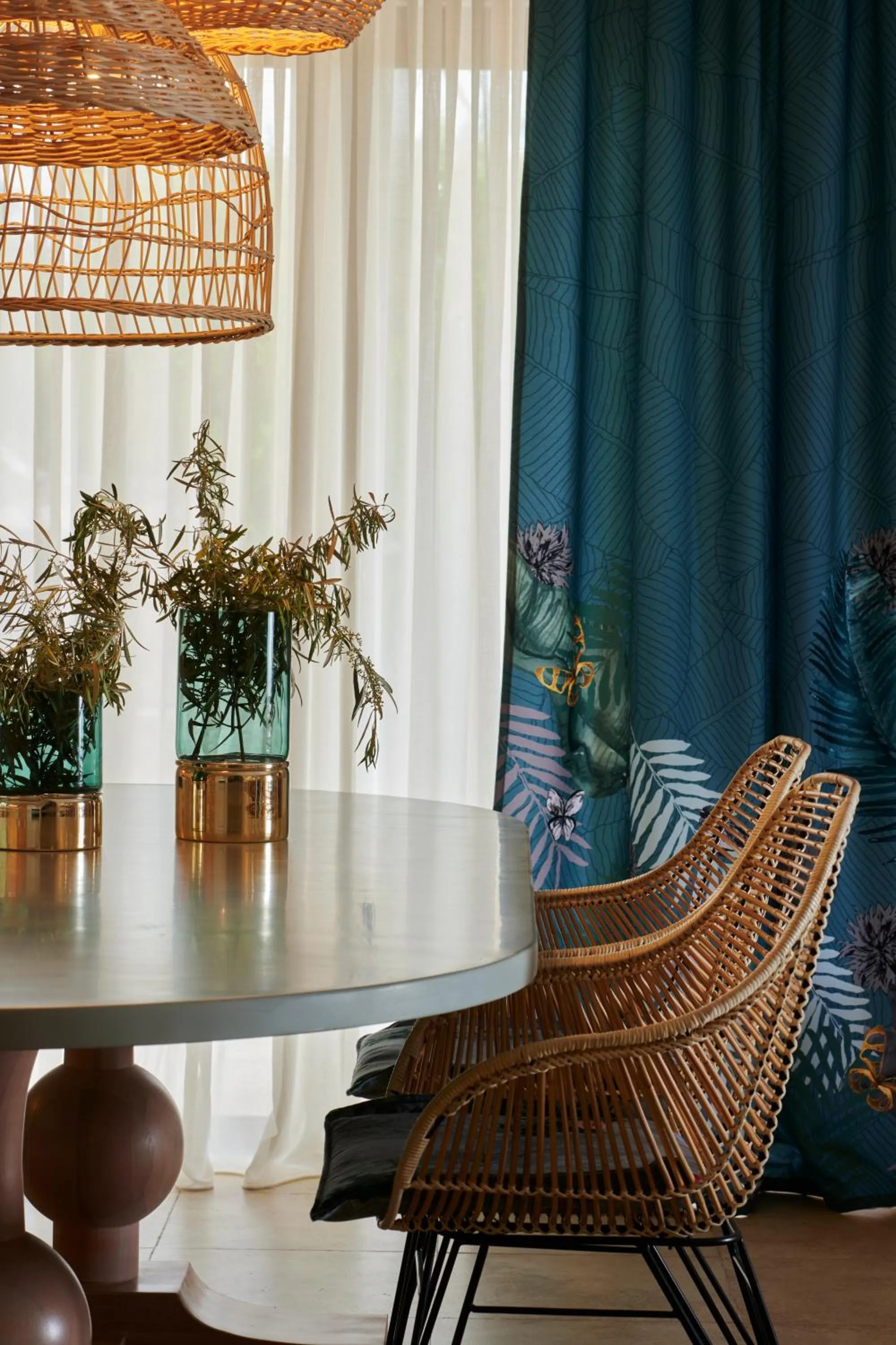 Seating area in Artblue Villas