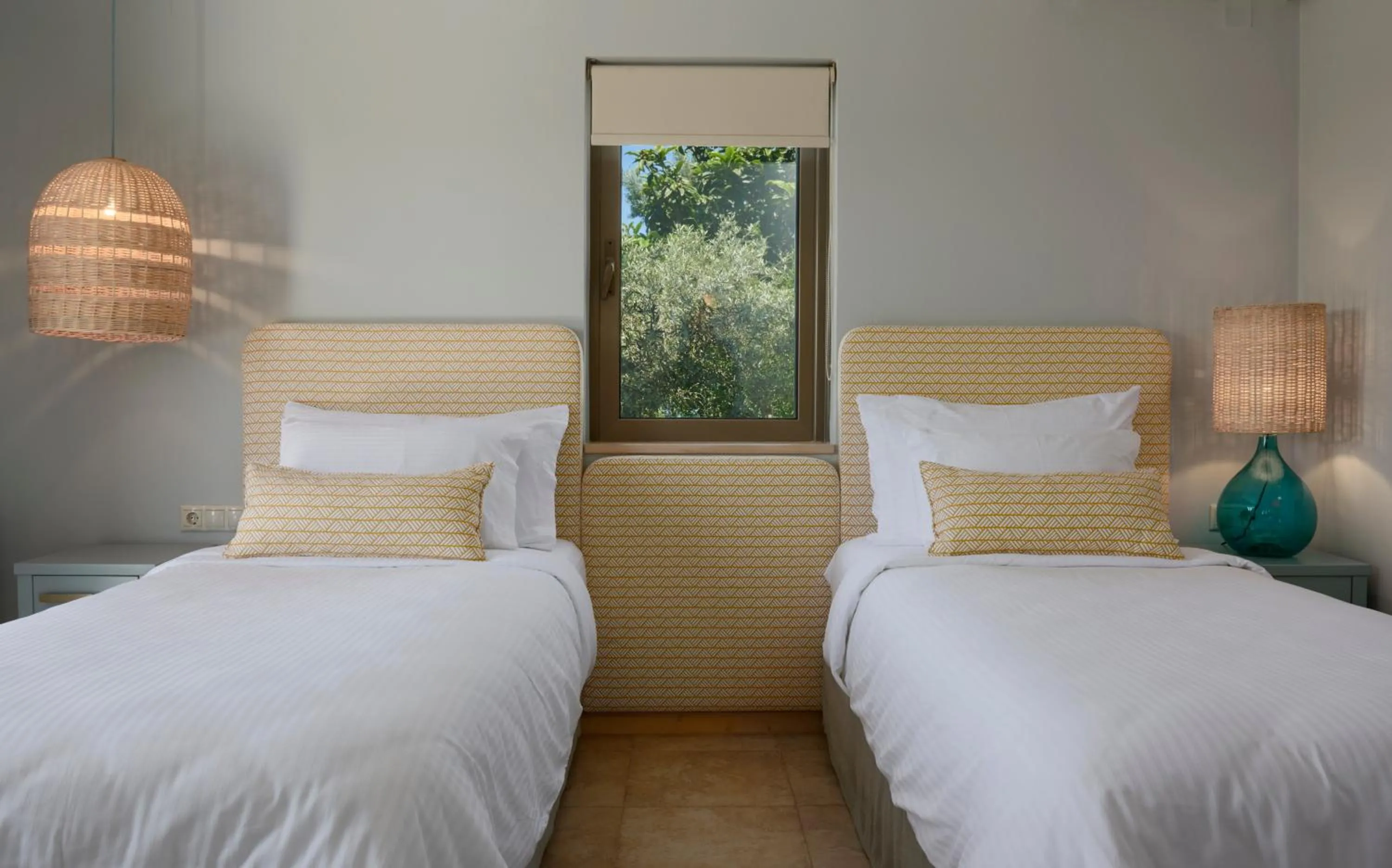 Bed in Artblue Villas