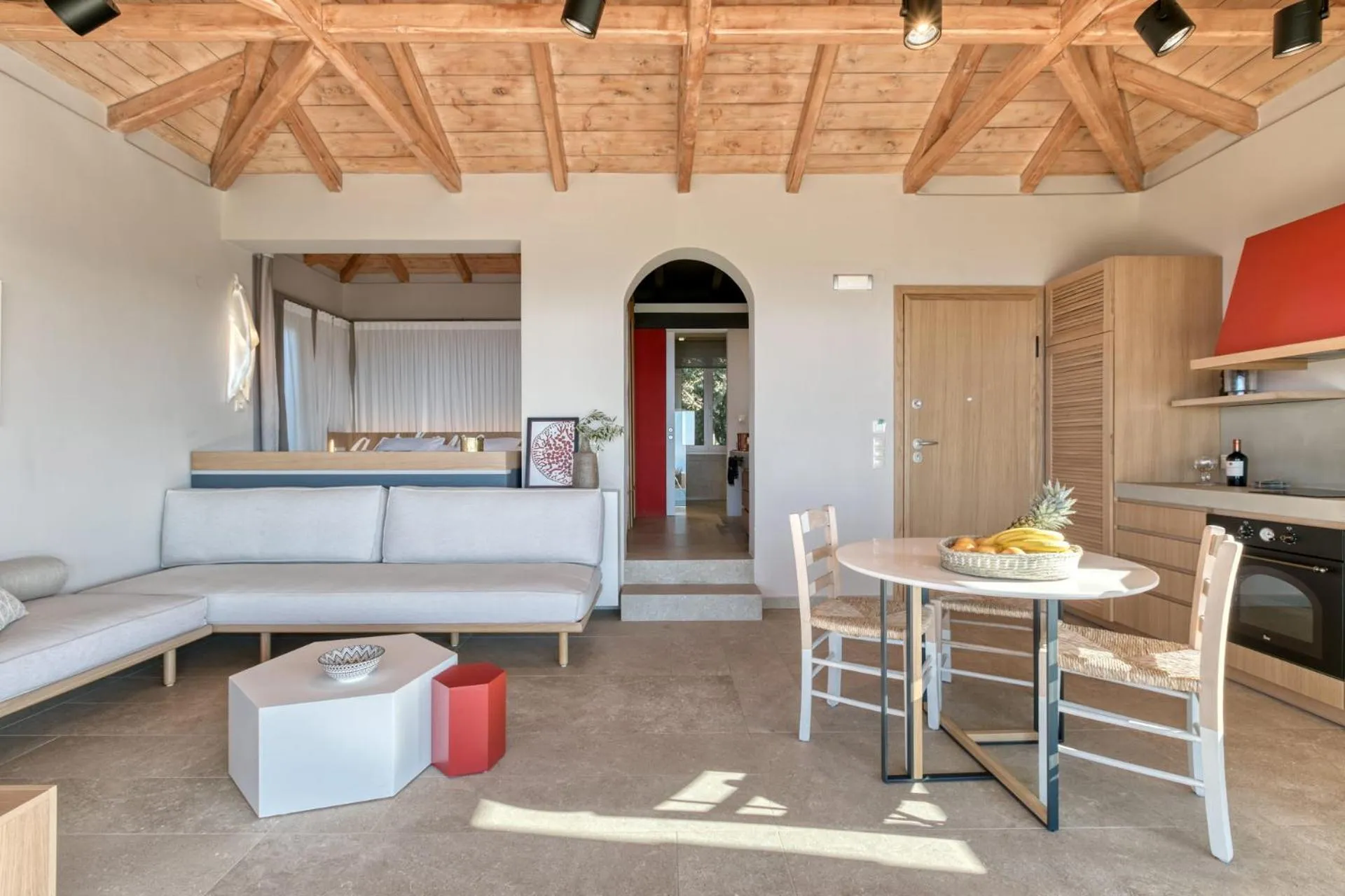 Living room in Artblue Villas