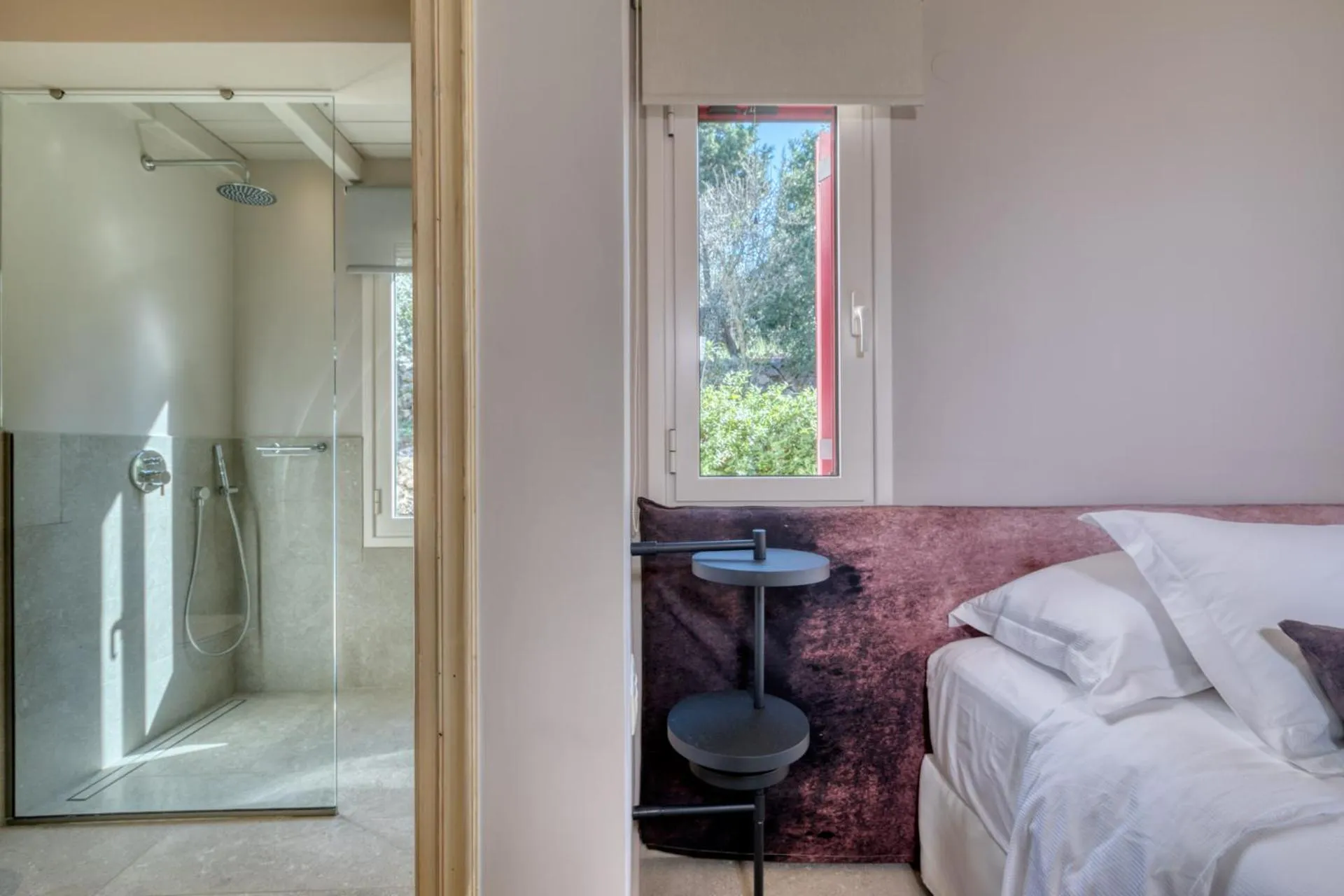 Bathroom, Bed in Artblue Villas