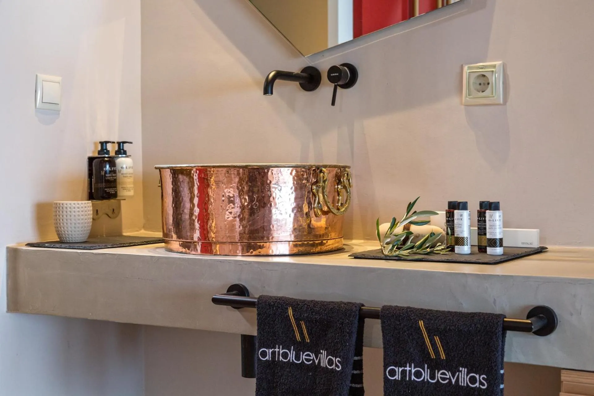 Decorative detail in Artblue Villas