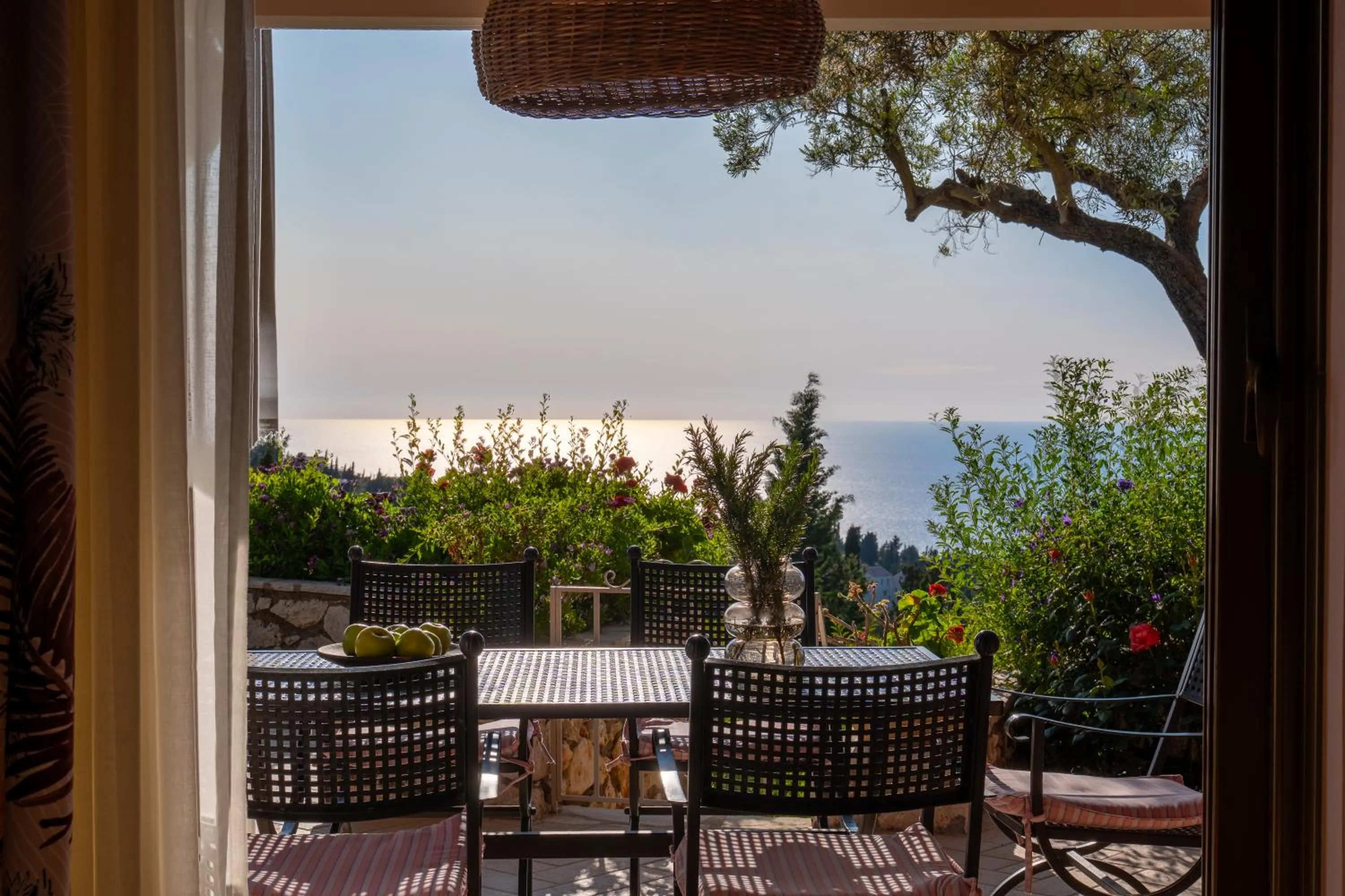 Dining area in Artblue Villas
