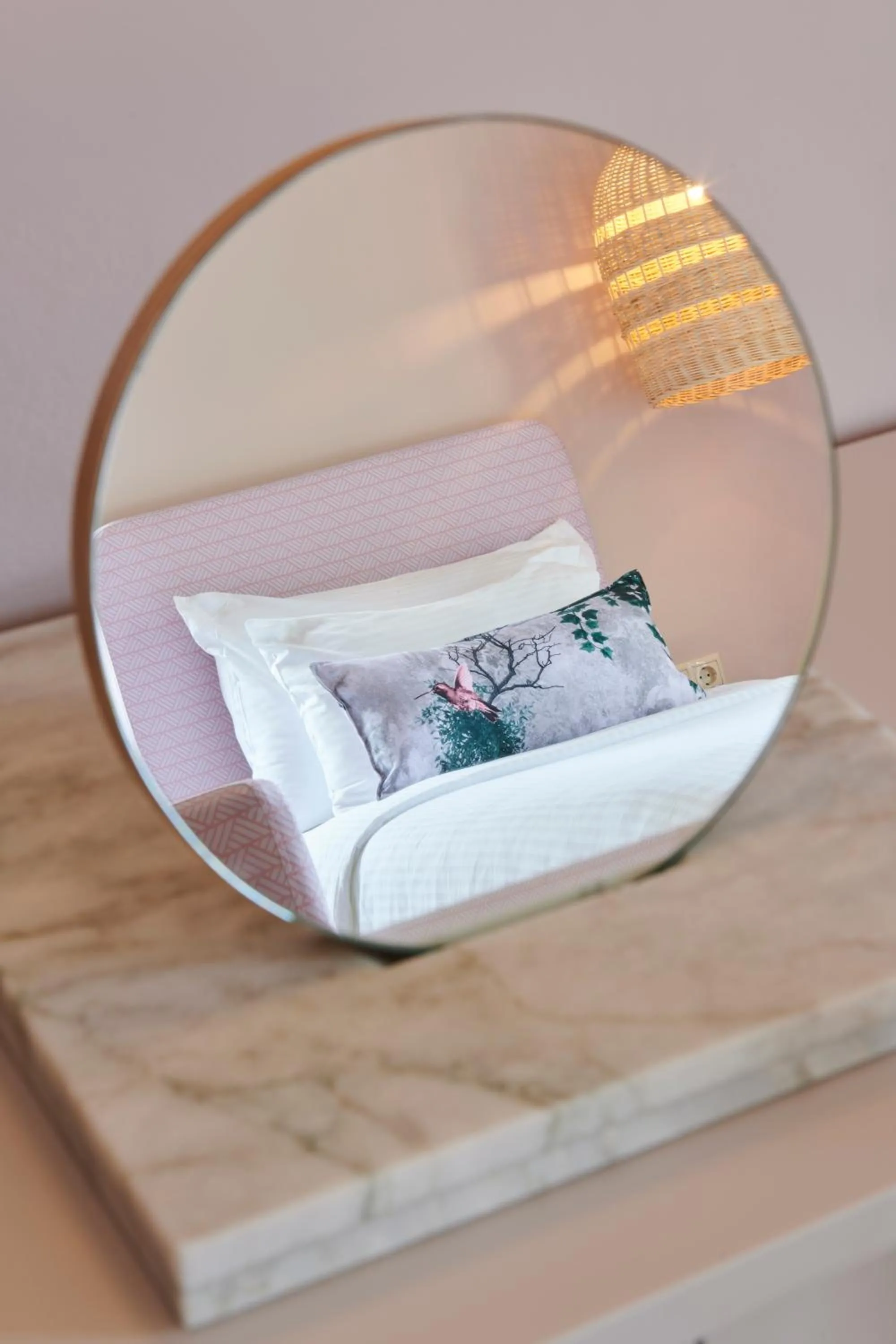 Decorative detail, Bed in Artblue Villas