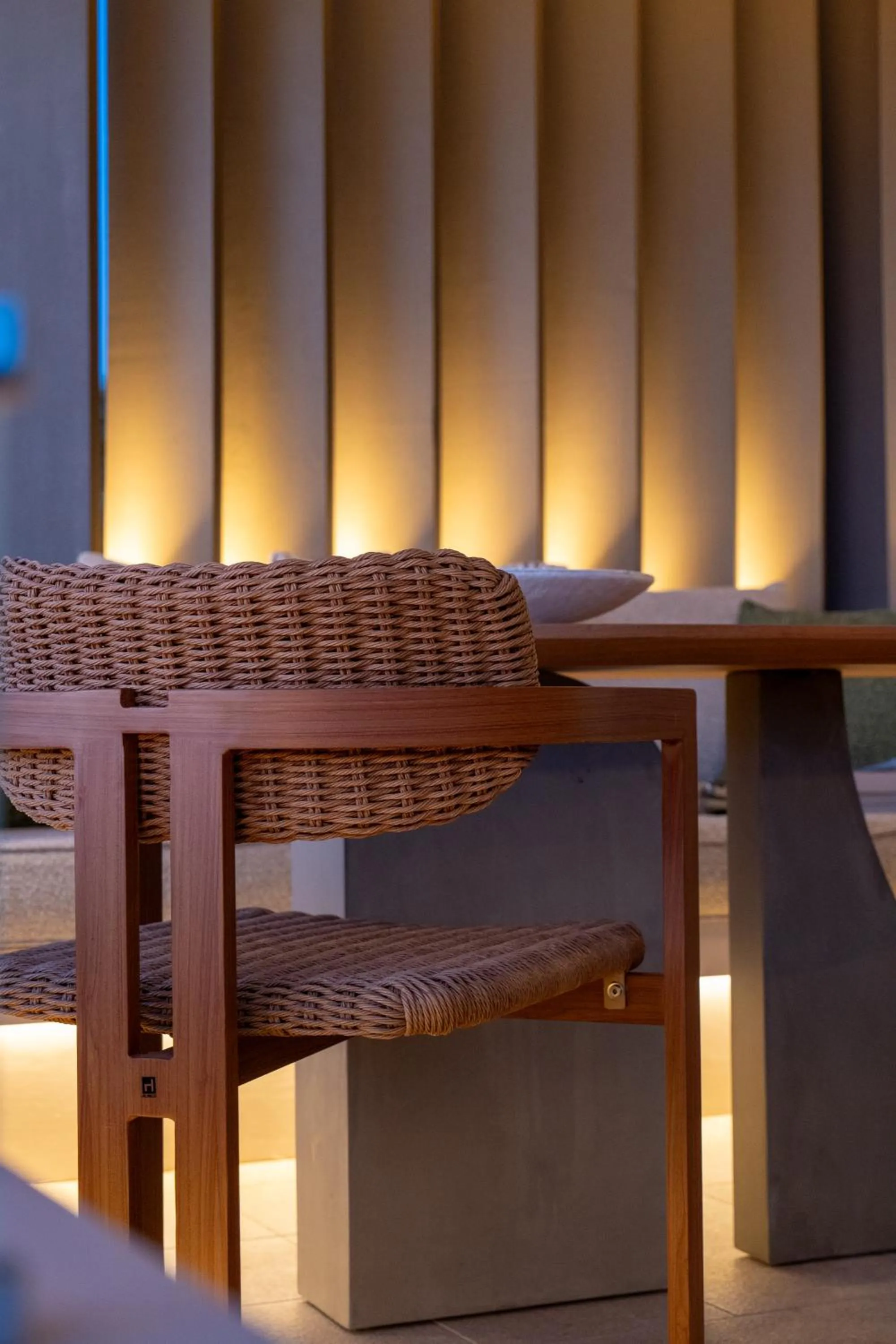 Dining area in Artblue Villas