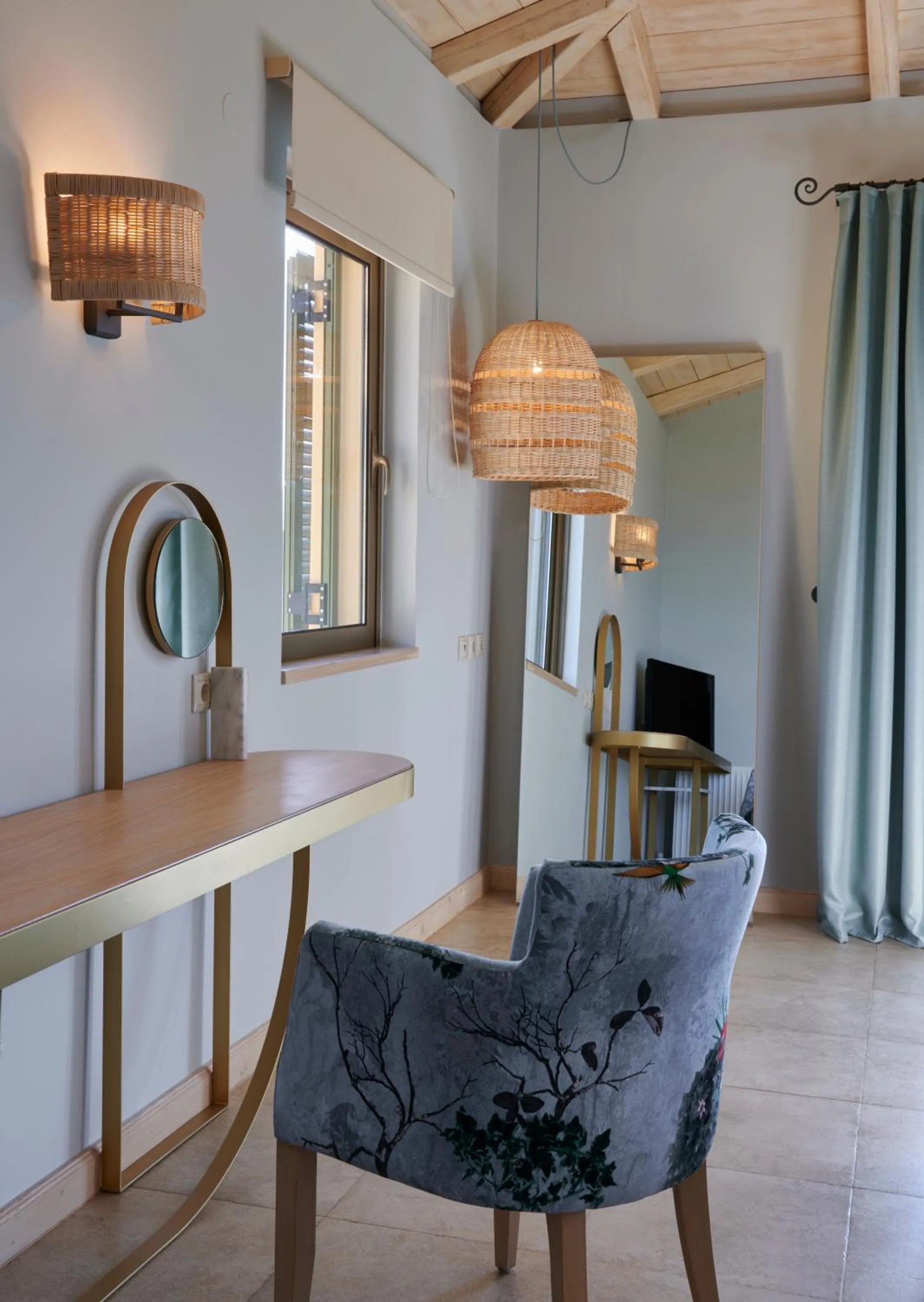 Seating area in Artblue Villas