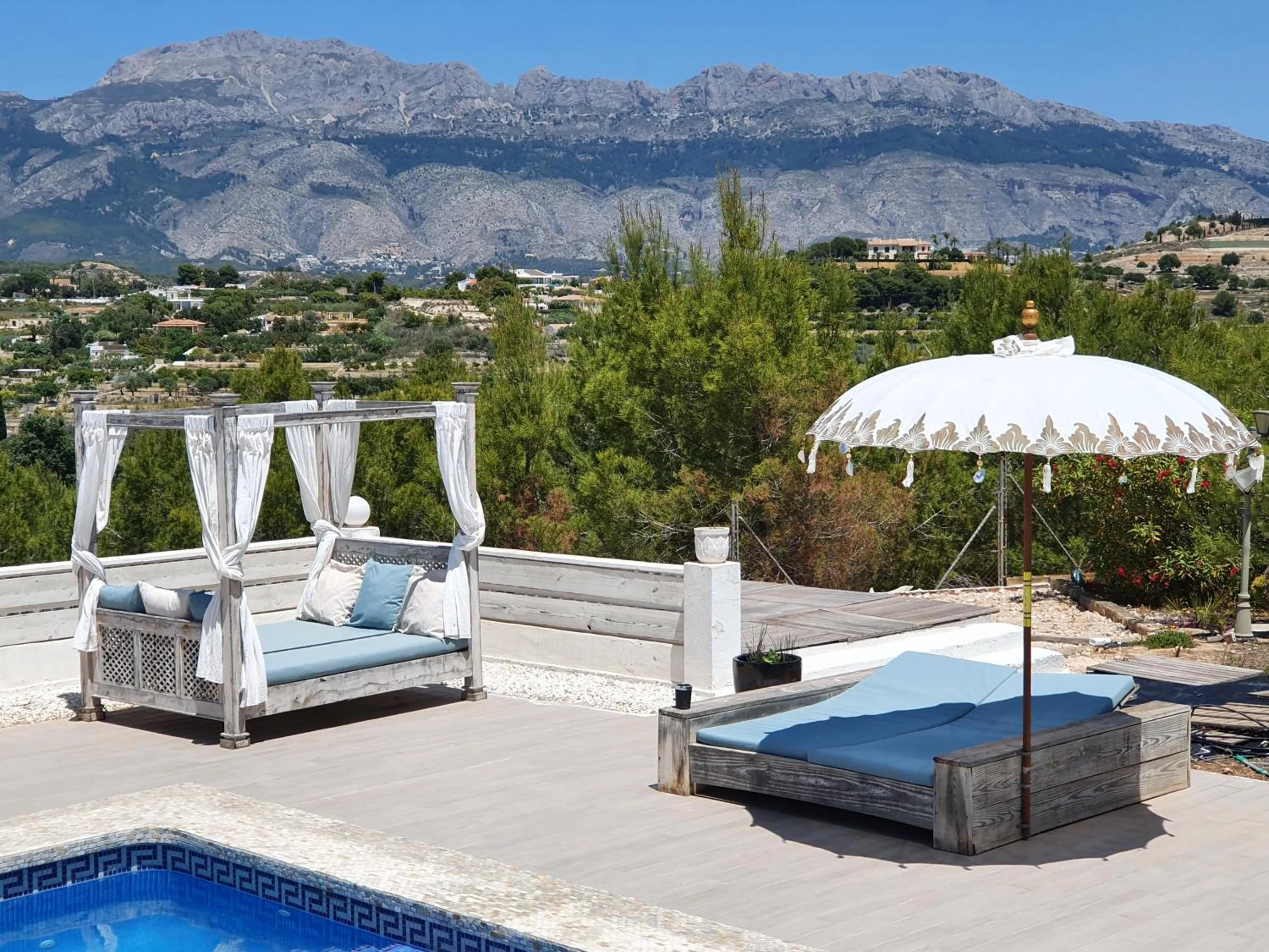 Mountain view in elparaiso-altea Apartment "Sylvia" ADULTS ONLY Bed & Borrel