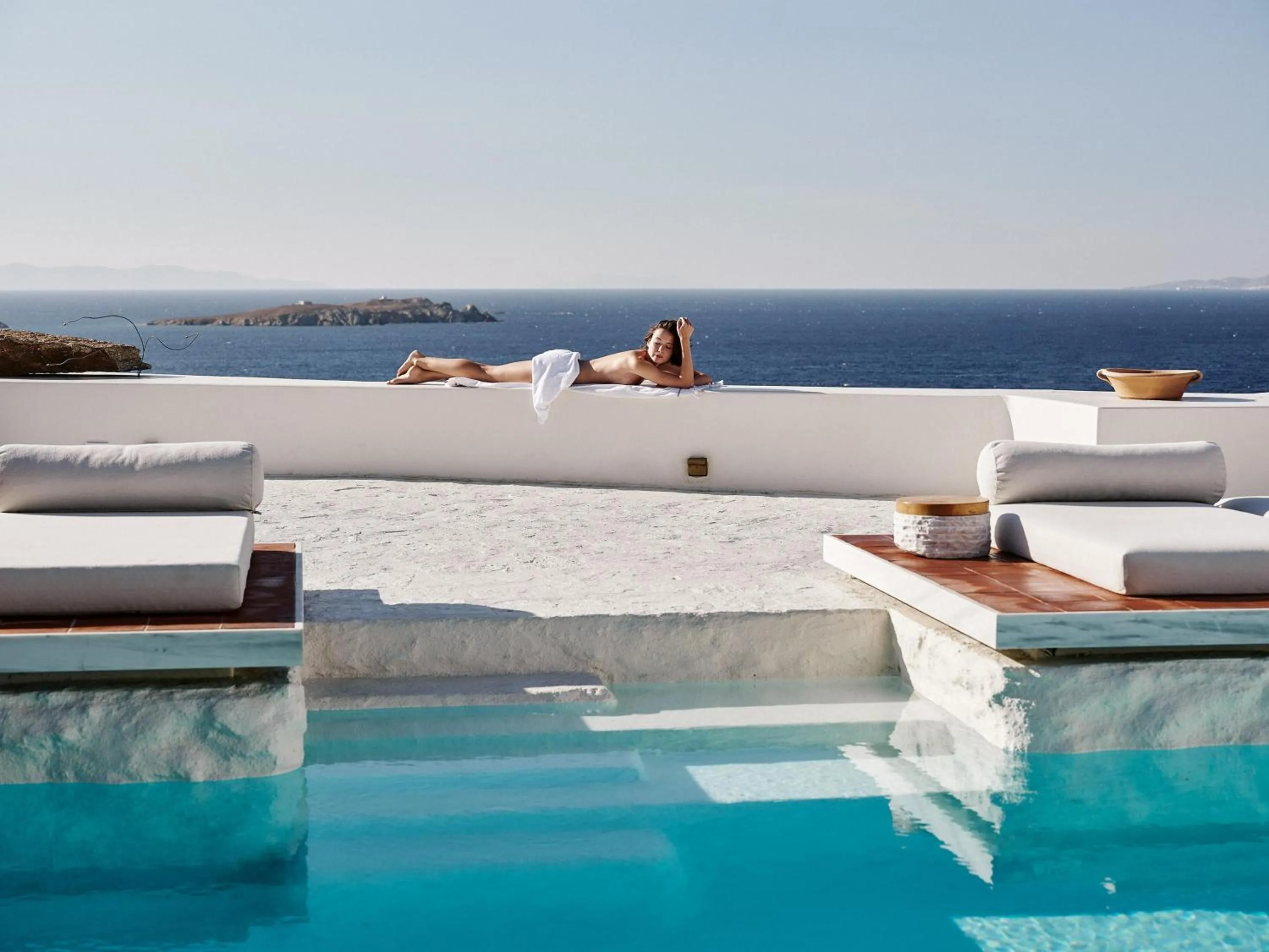 Swimming pool in Boheme Mykonos Town - Small Luxury Hotels of the World