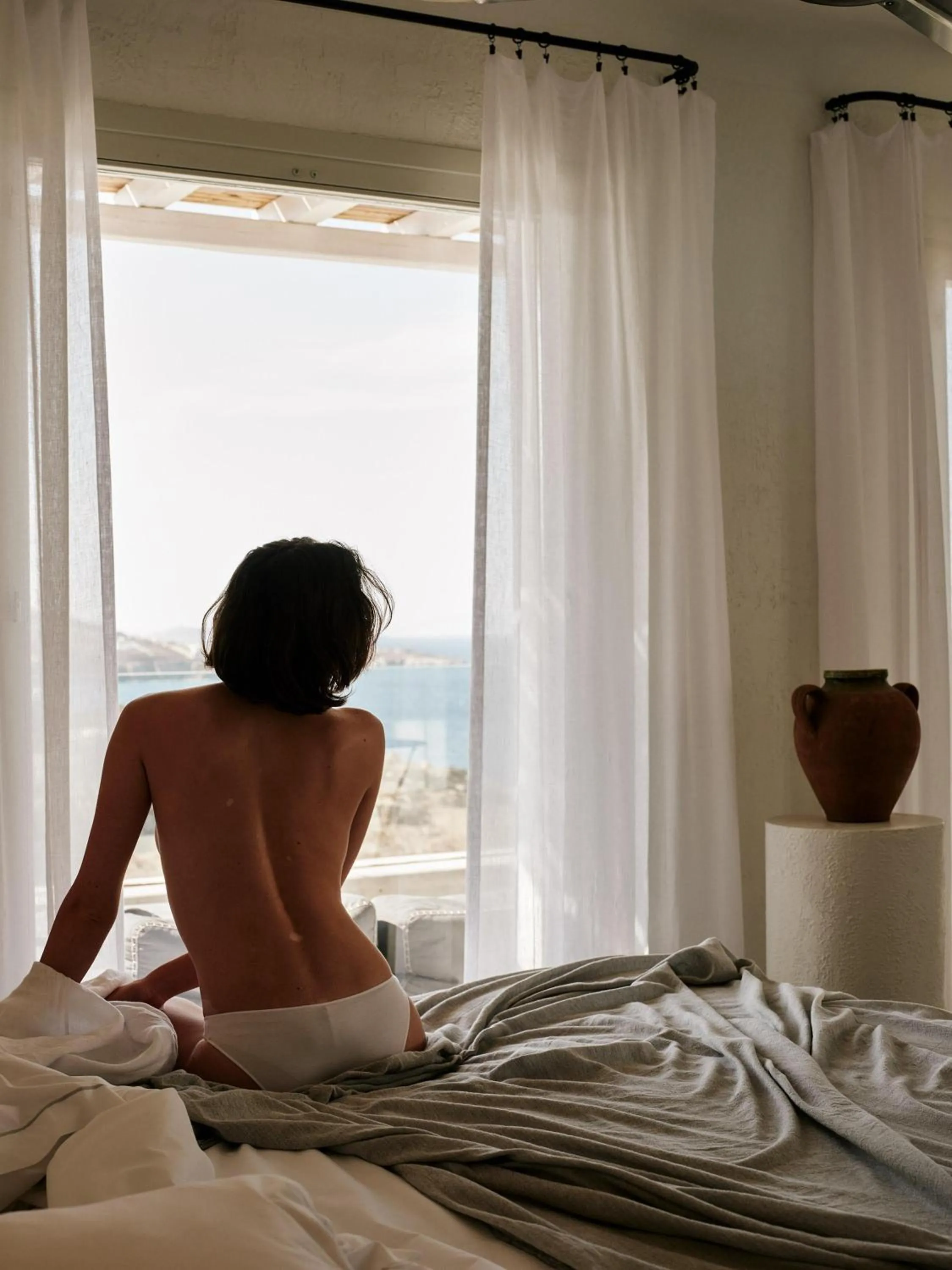 View (from property/room), Bed in Boheme Mykonos Town - Small Luxury Hotels of the World