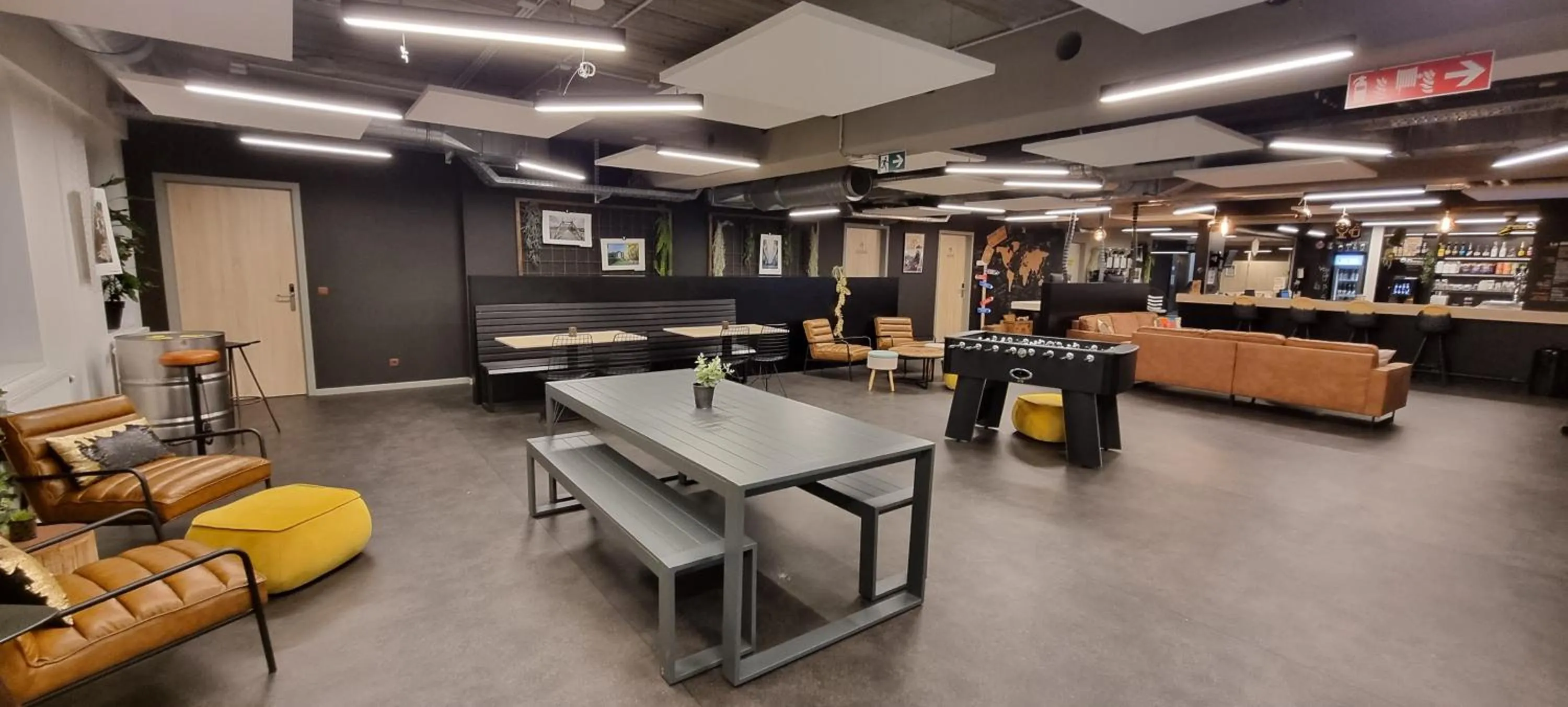 Lobby or reception in Auberge Jeunesse Charleroi Youth Hostel