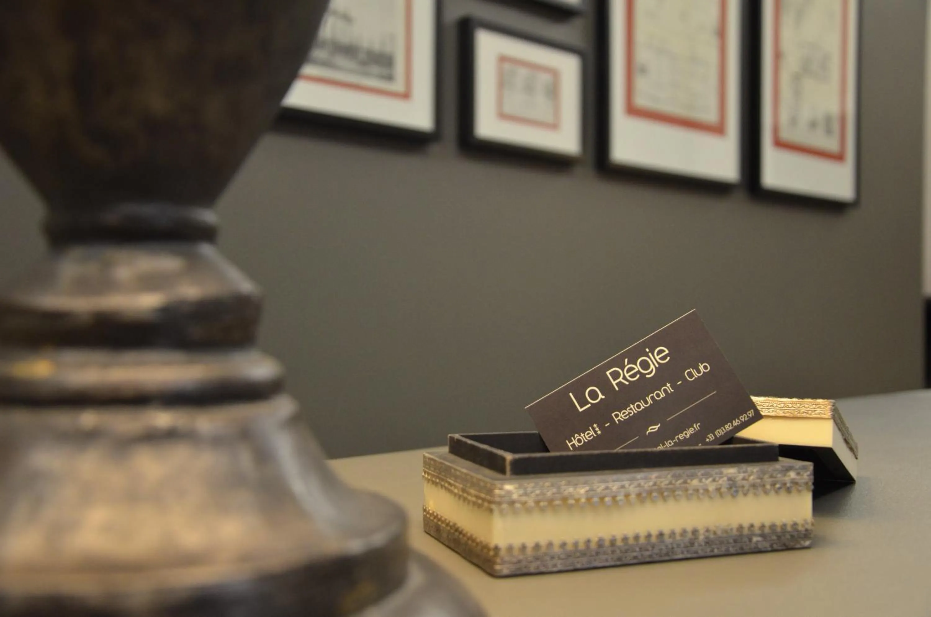 Lobby or reception in Hôtel la Régie