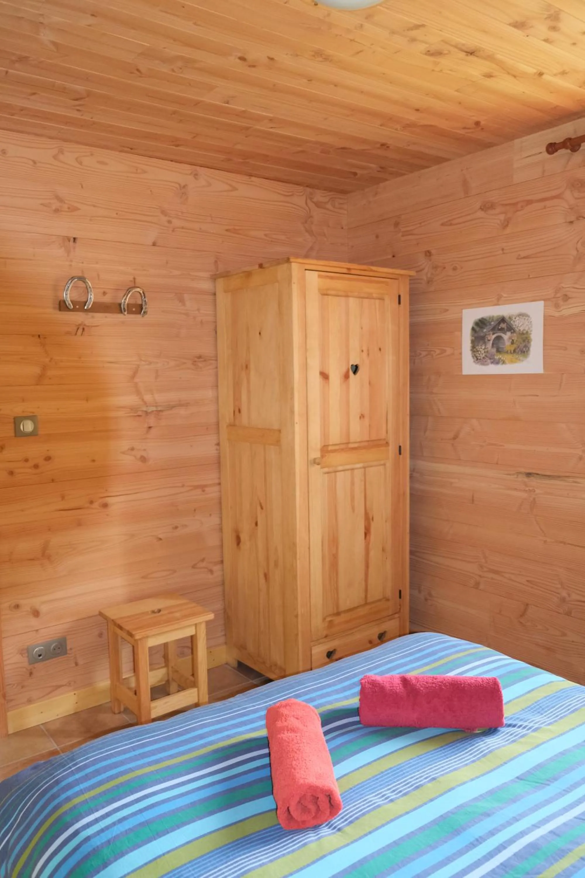 Bed in le Corral chambre d'hôte