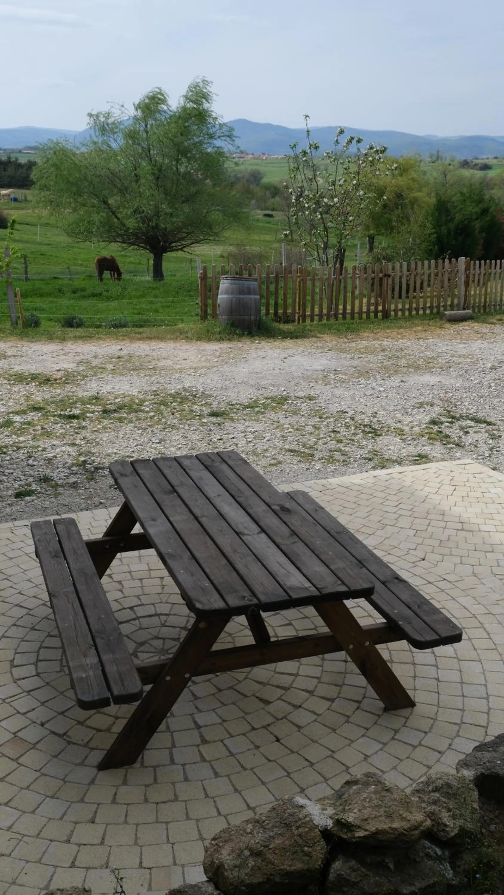 Patio in le Corral chambre d'hôte