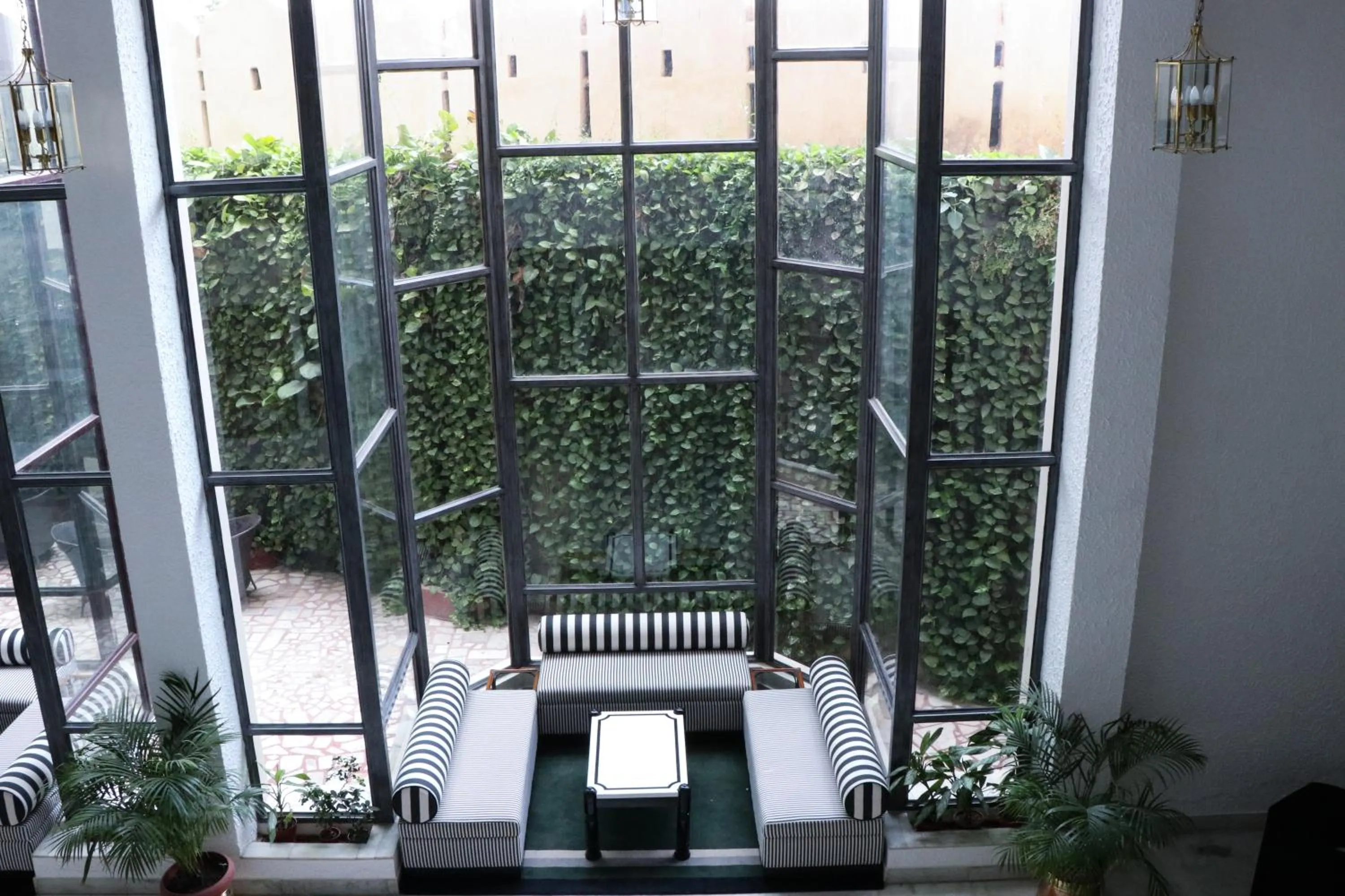 Seating area in Rajdarshan - A Lake View Hotel in Udaipur