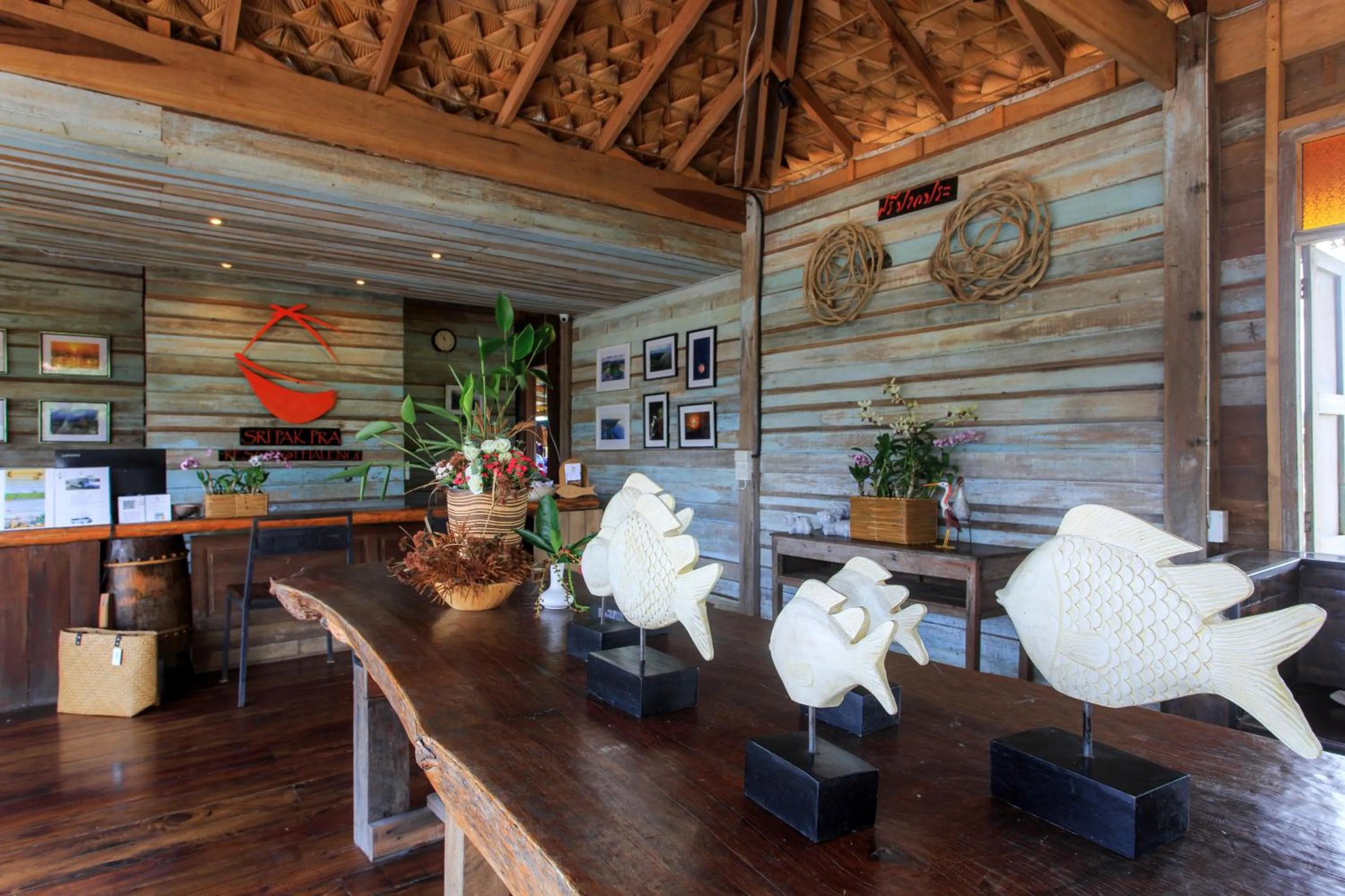 Lobby or reception in Sripakpra Boutique Resort Phatthalung