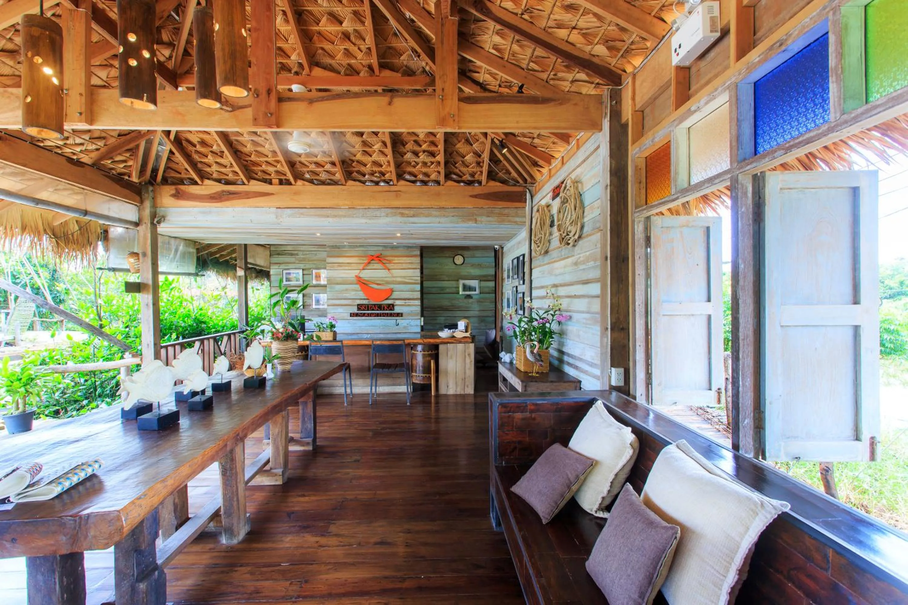 Lobby or reception in Sripakpra Boutique Resort Phatthalung