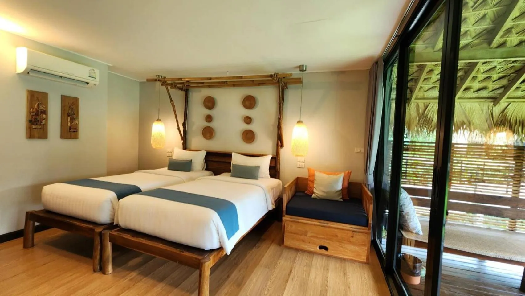 Bed in Sripakpra Boutique Resort Phatthalung