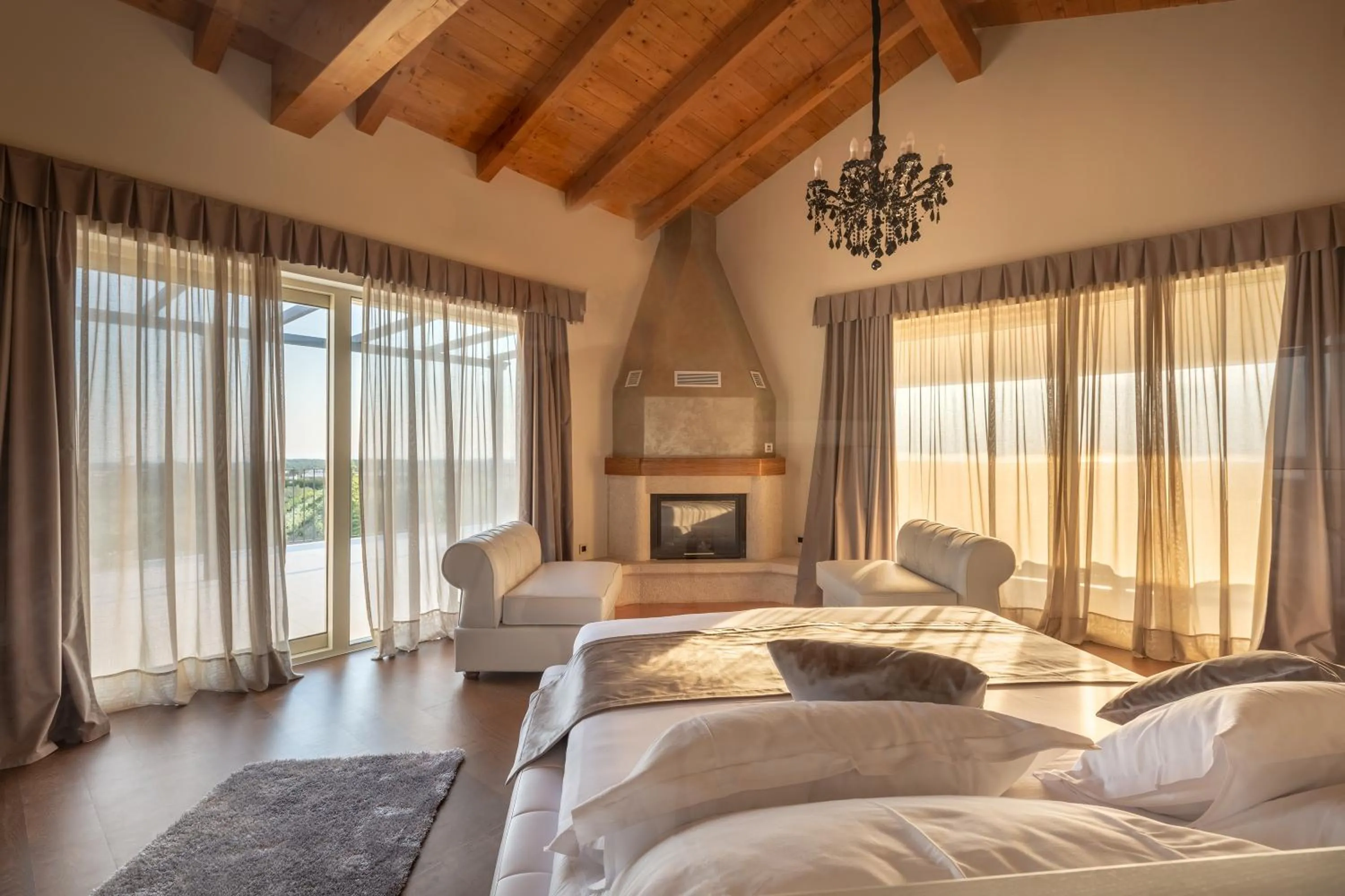 Bed in Wine Residence Cattunar