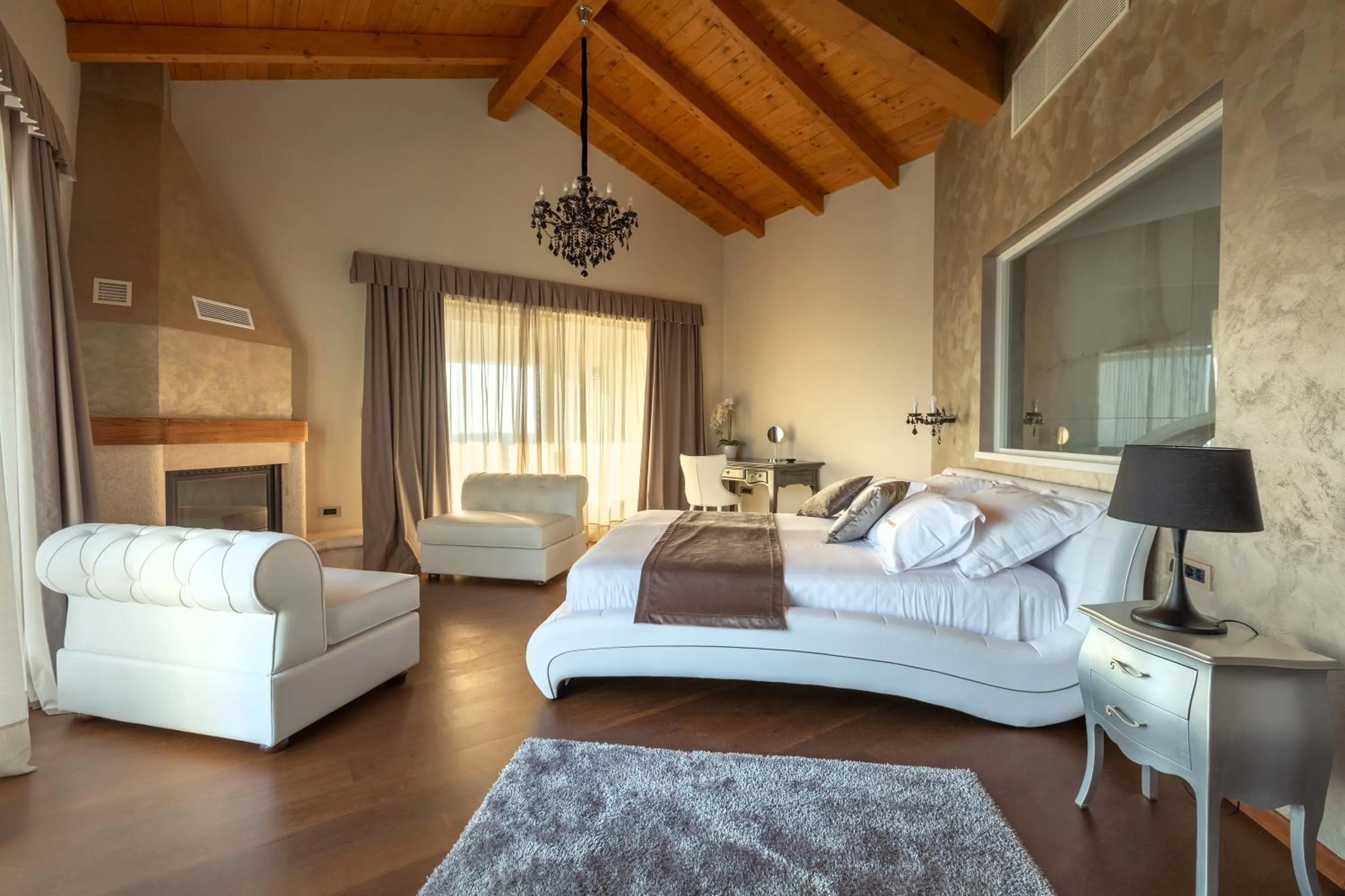 Bed in Wine Residence Cattunar