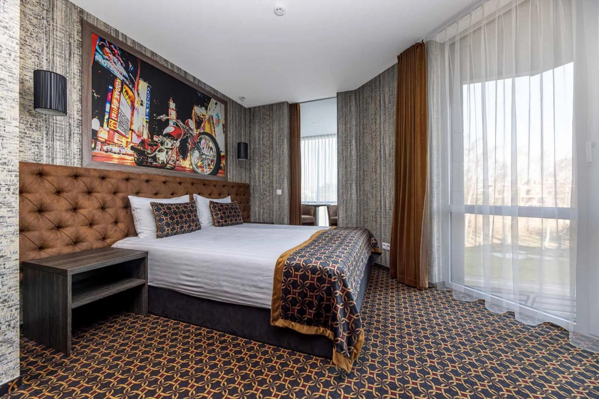 Bed in Resort Hotel Elija