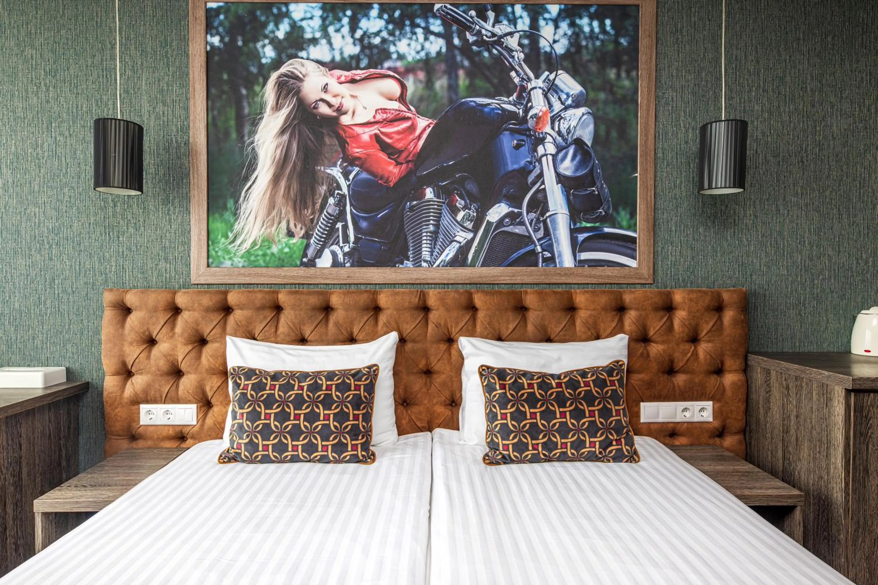 Bed in Resort Hotel Elija