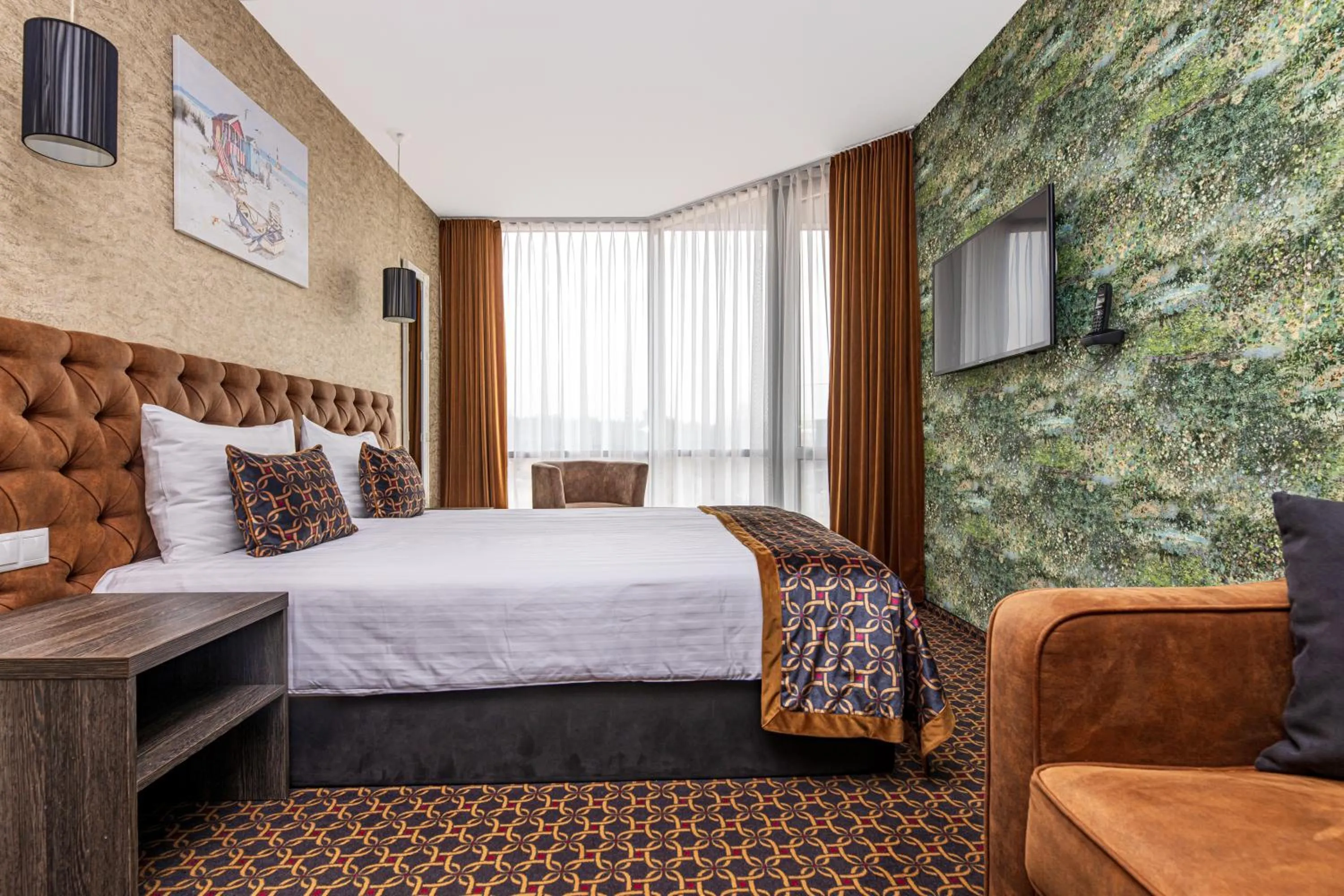 Bed in Resort Hotel Elija